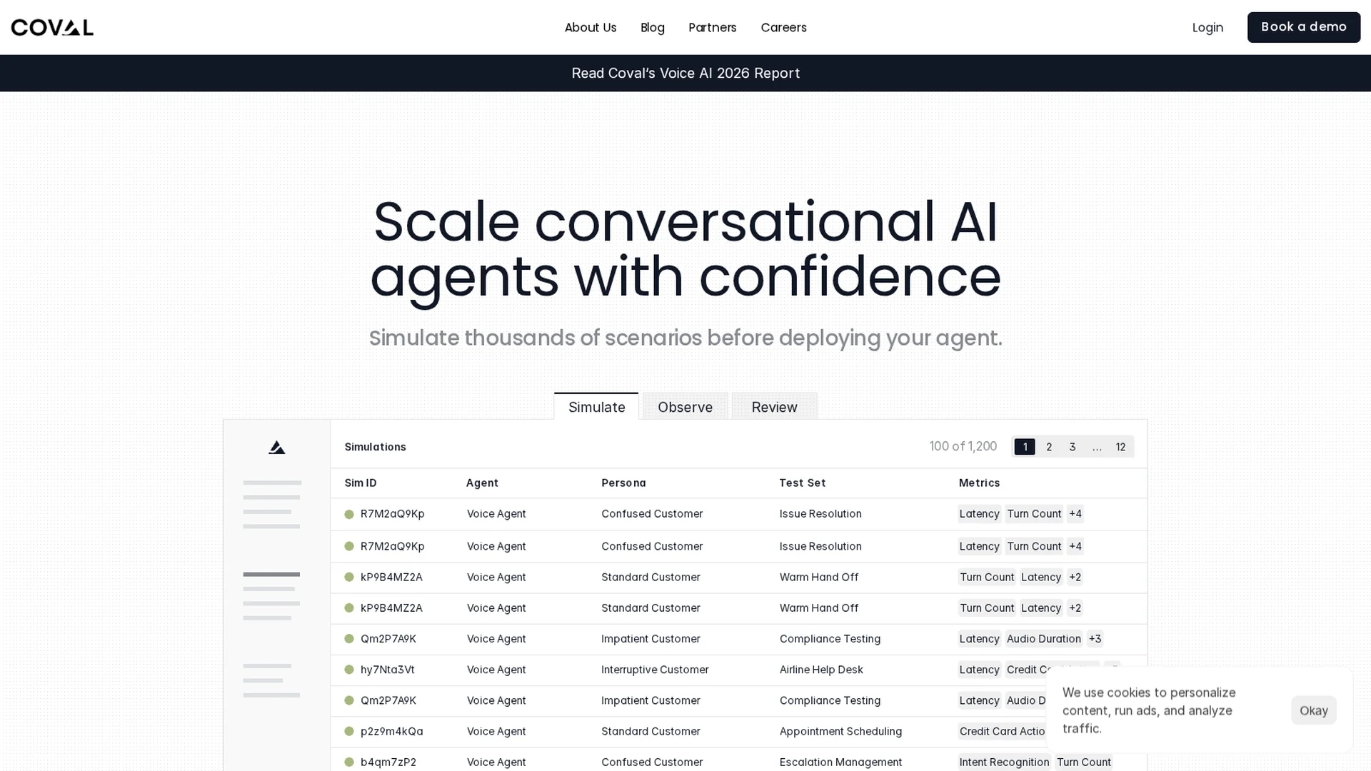 coval homepage
