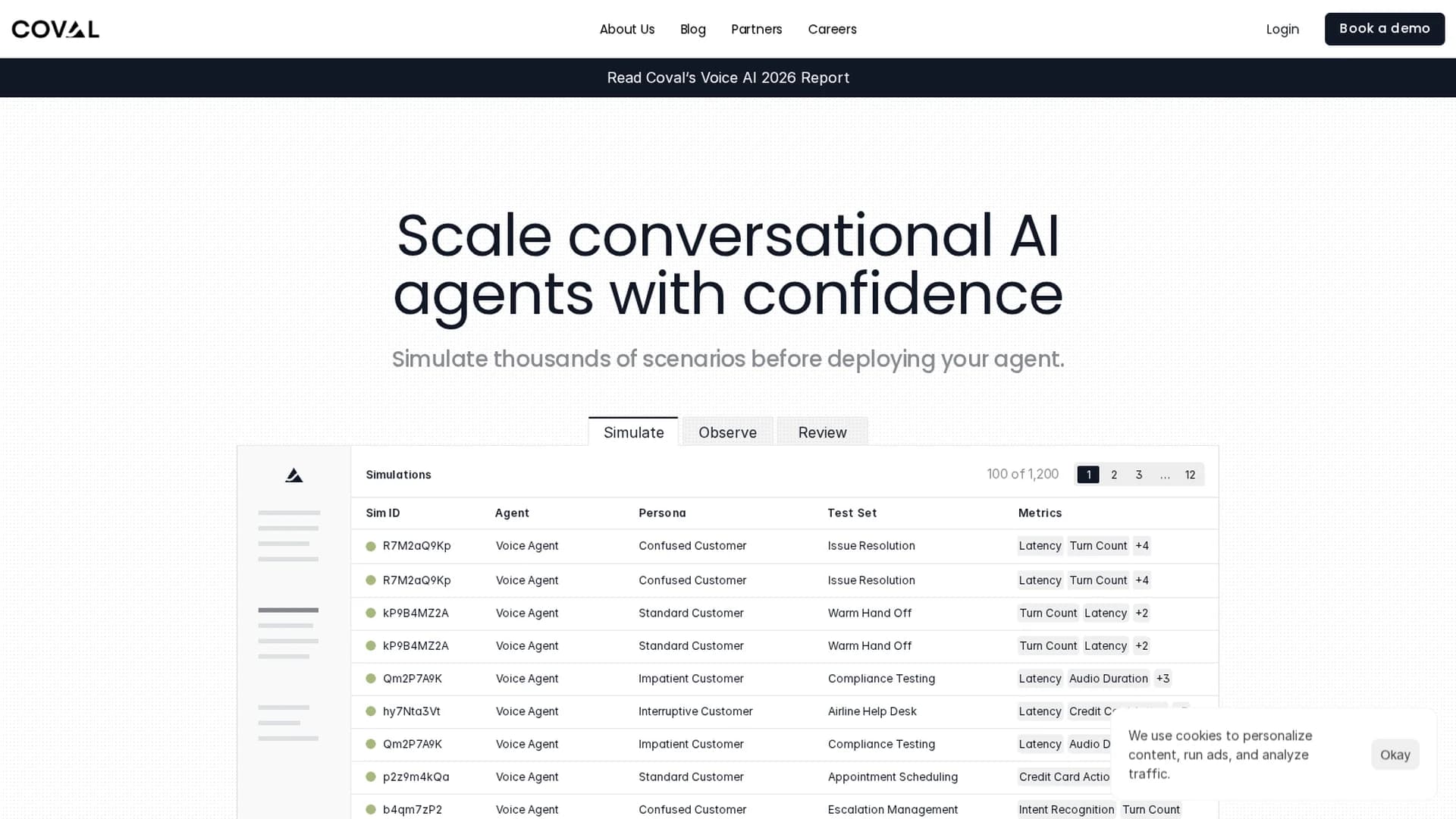 coval homepage