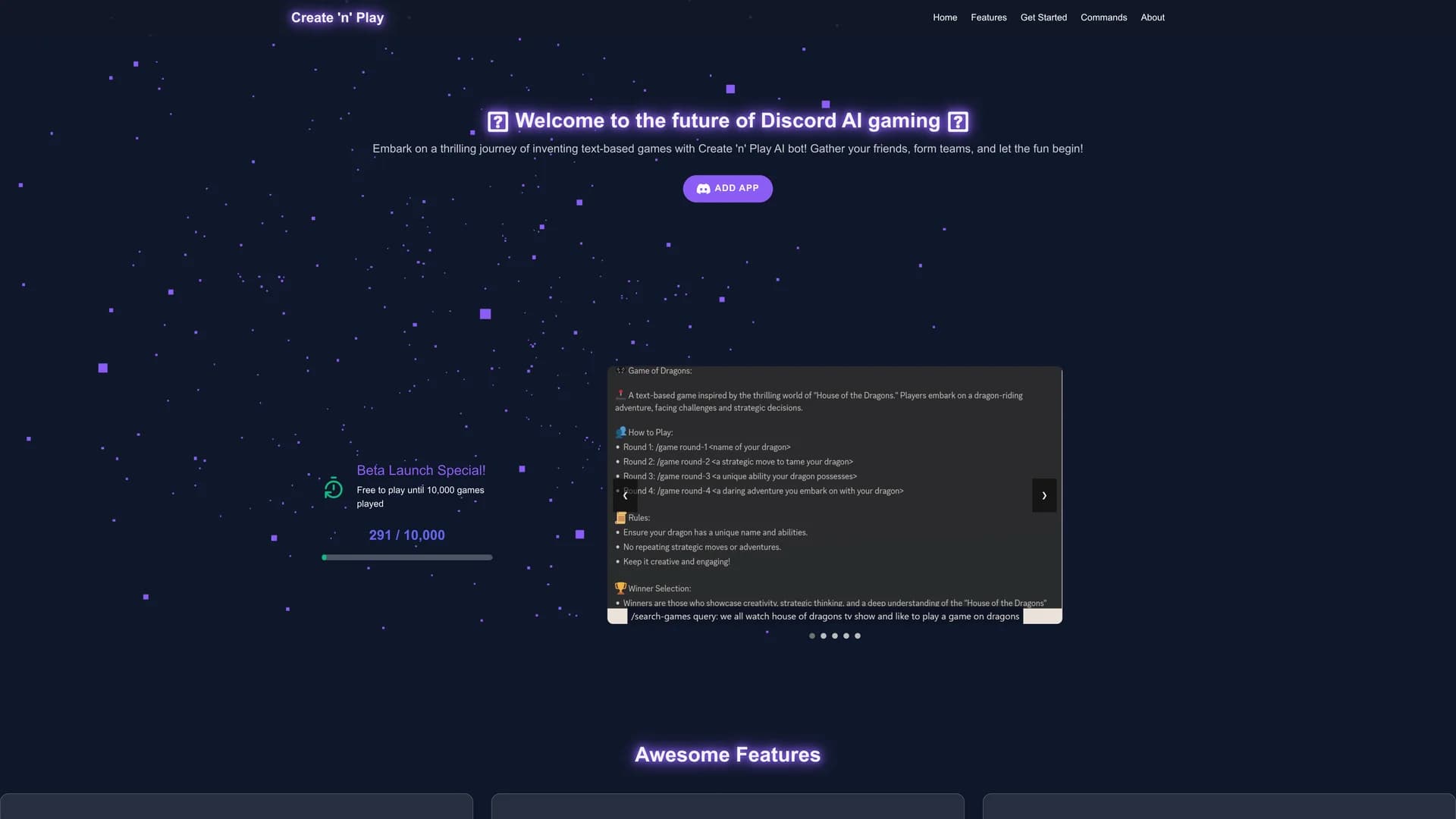 create-n-play homepage