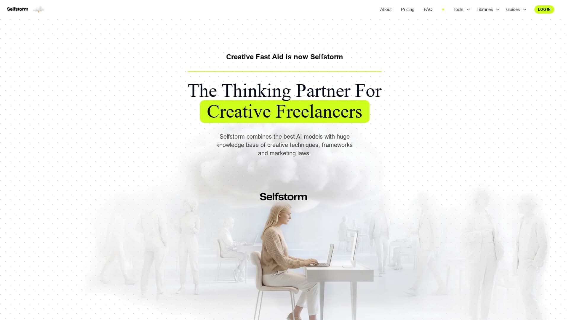creative-fast-aid homepage