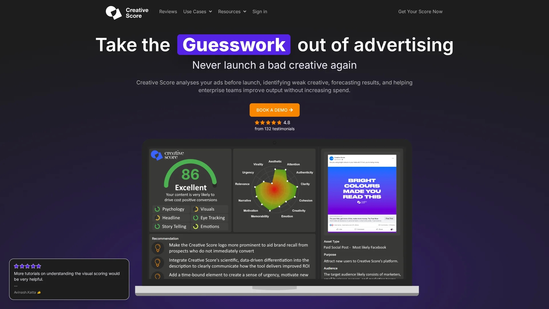 creative-score homepage