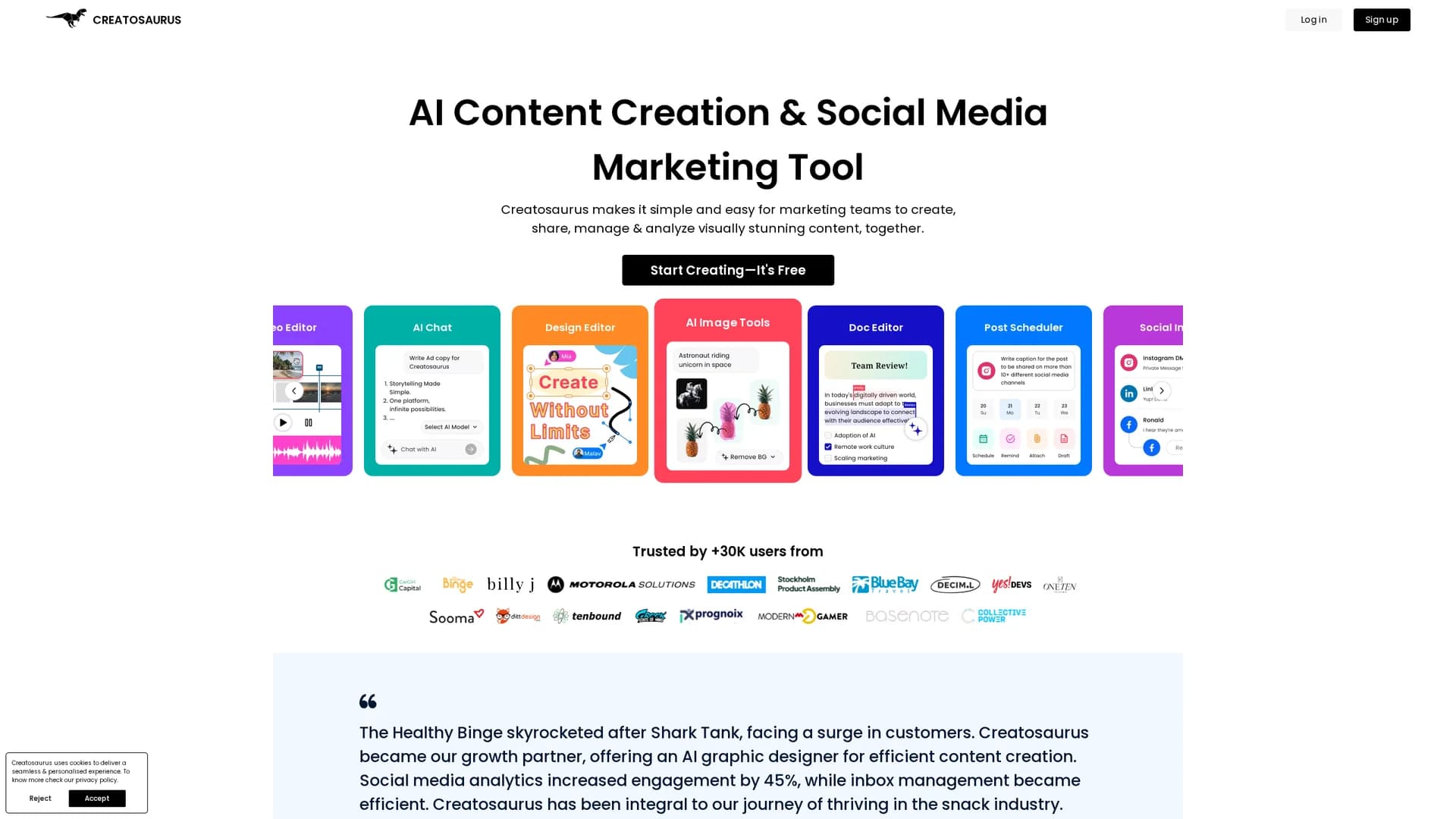 creatosaurus homepage