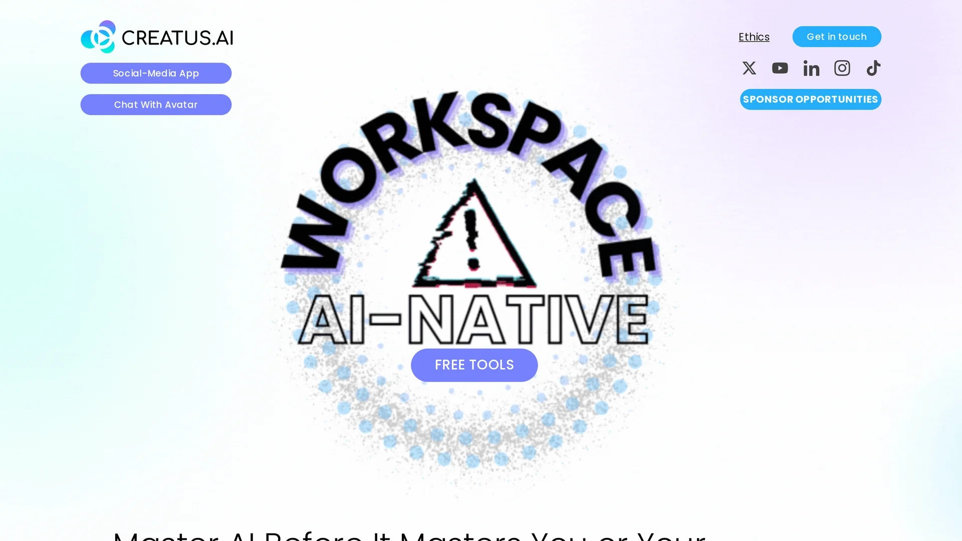 creatus-ai homepage