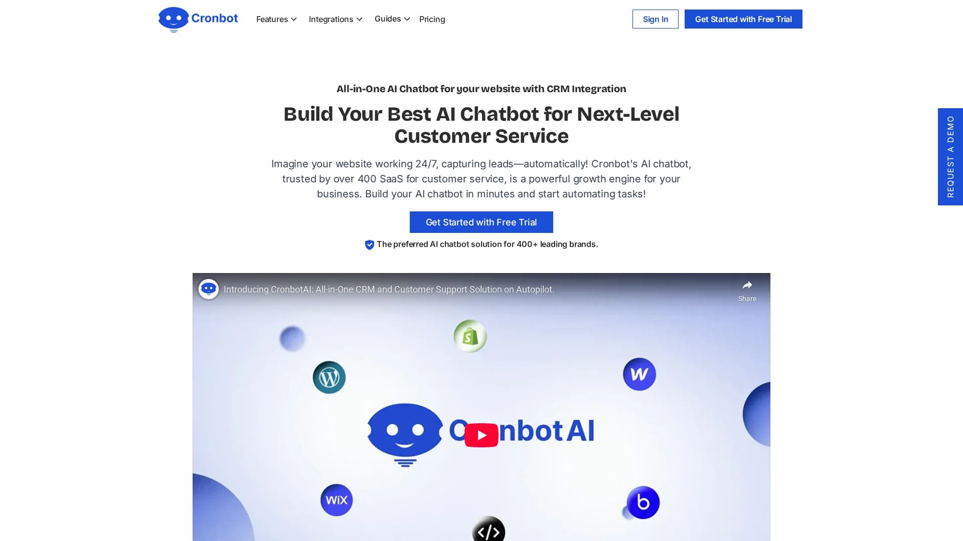 cronbot-ai homepage