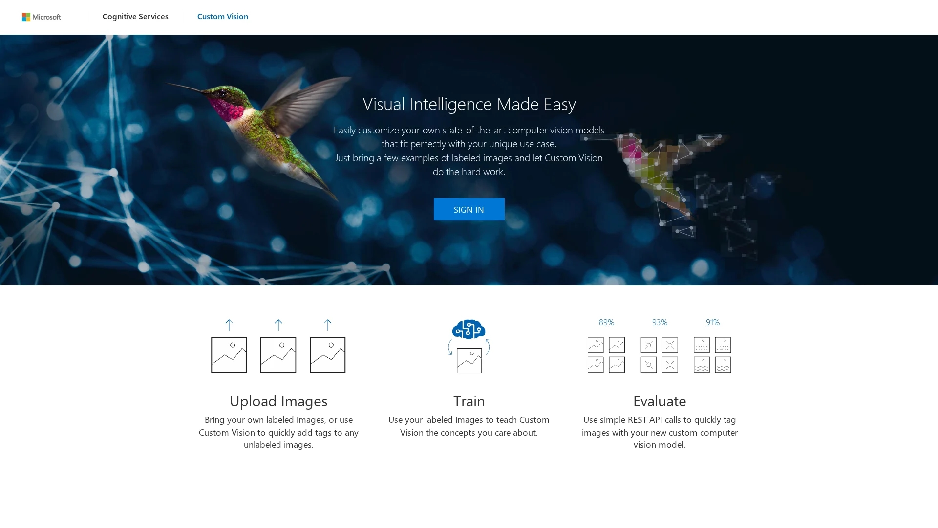 customvision-ai homepage