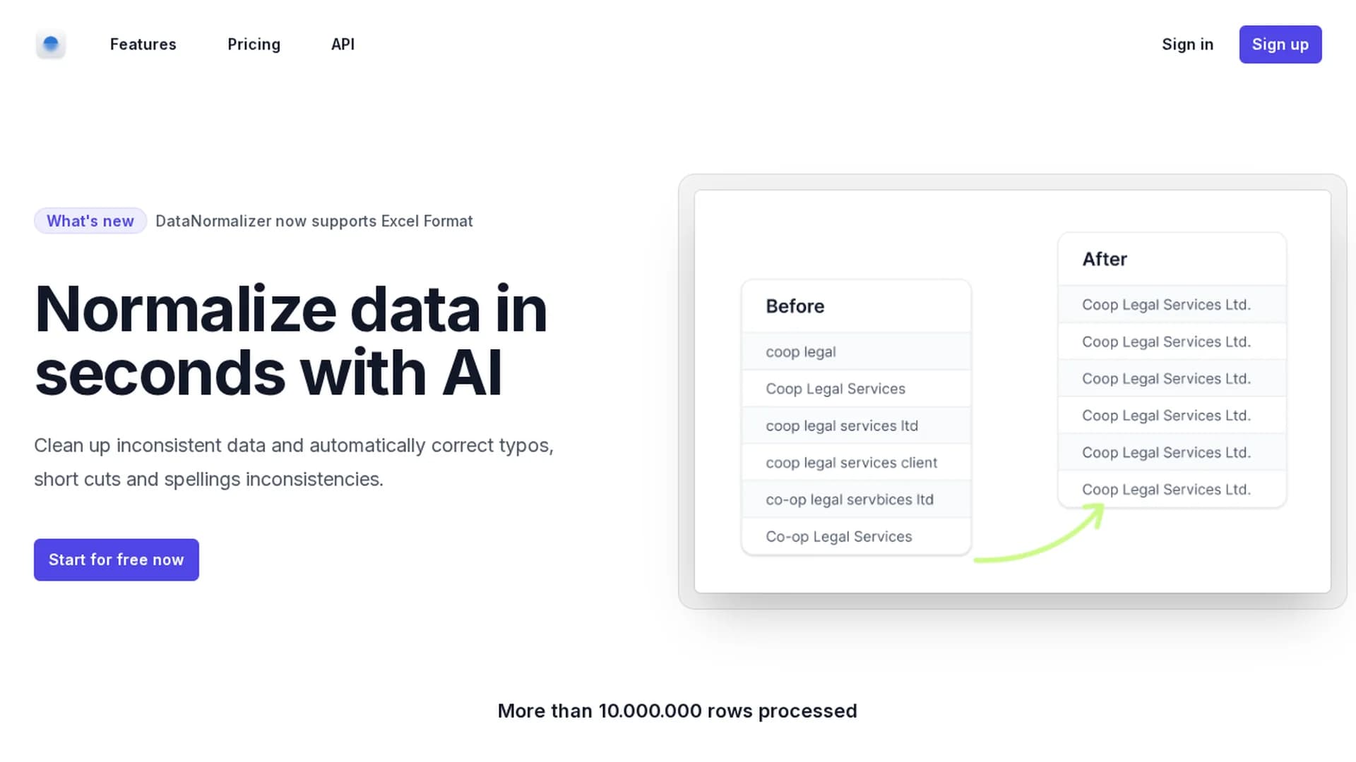data-normalizer homepage