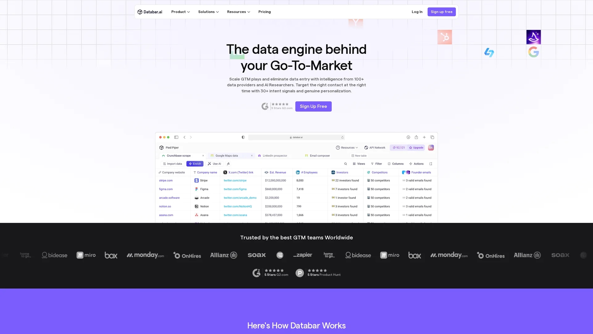 databar-ai-2-0 homepage
