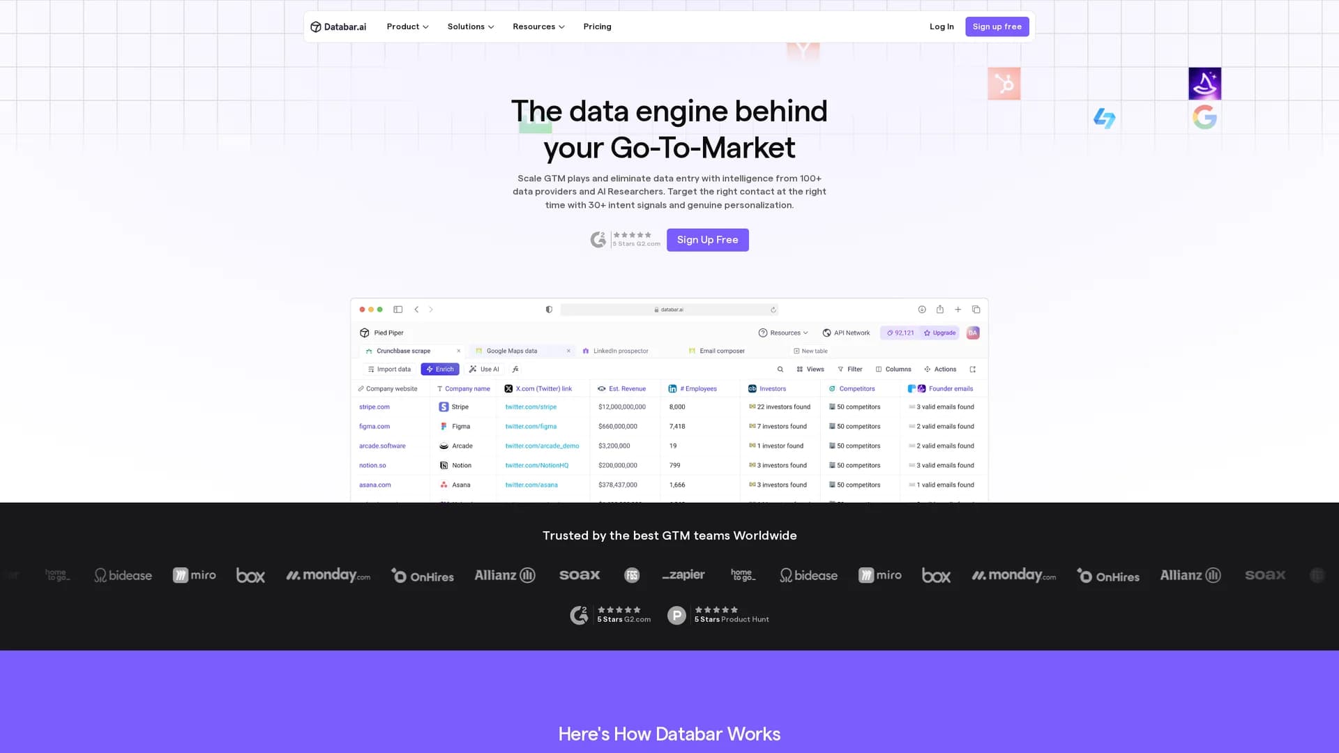 databar-ai-2-0 homepage