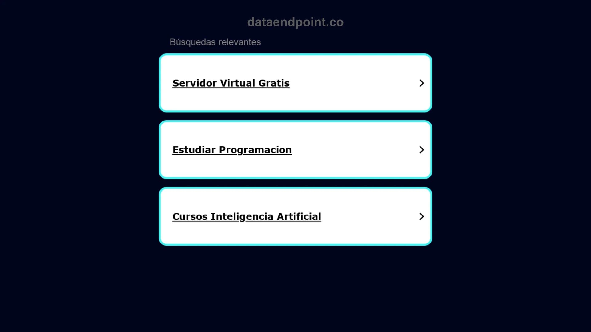 dataendpoint-co homepage