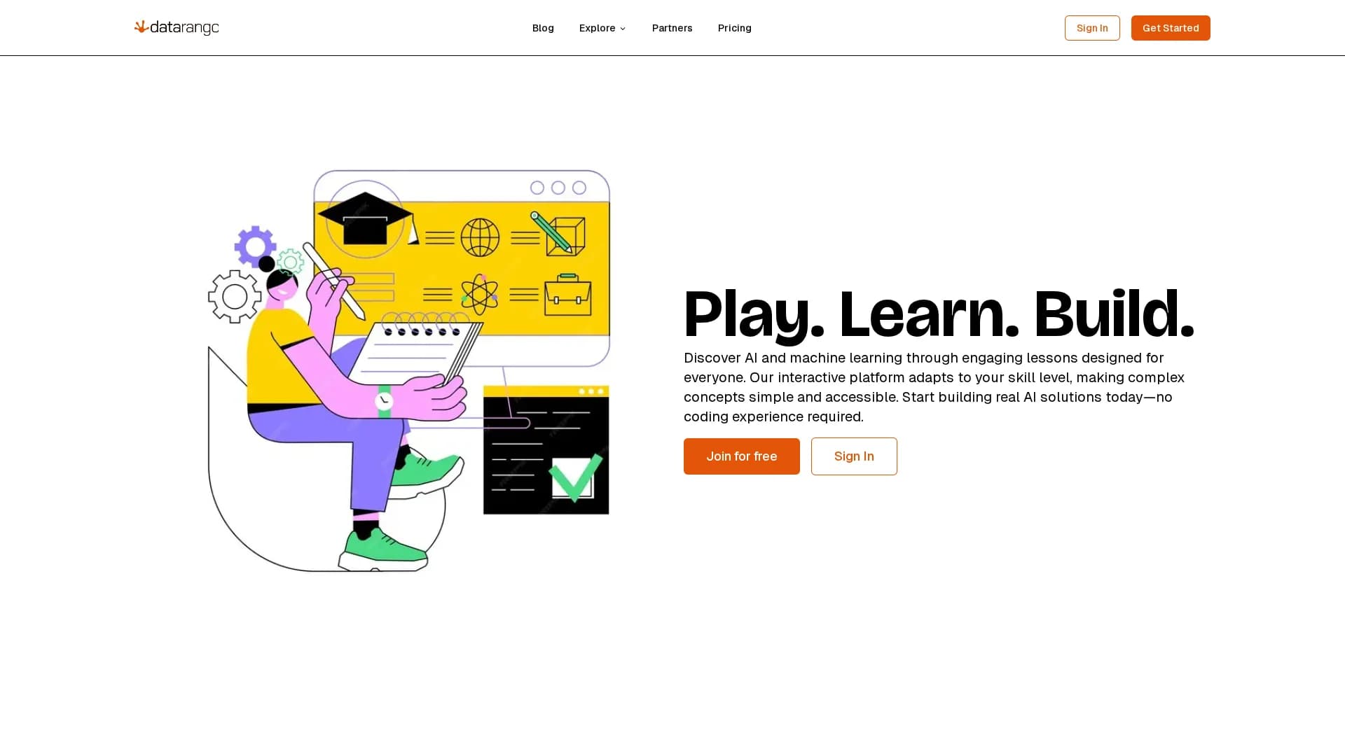 datarango homepage