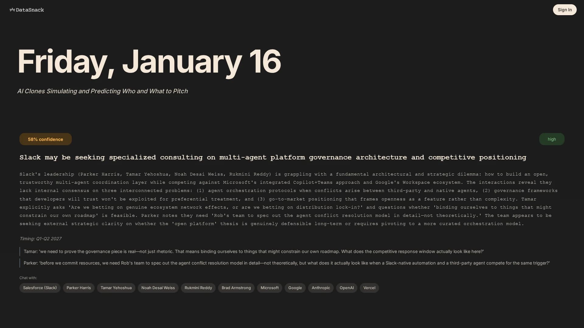 datasnack homepage