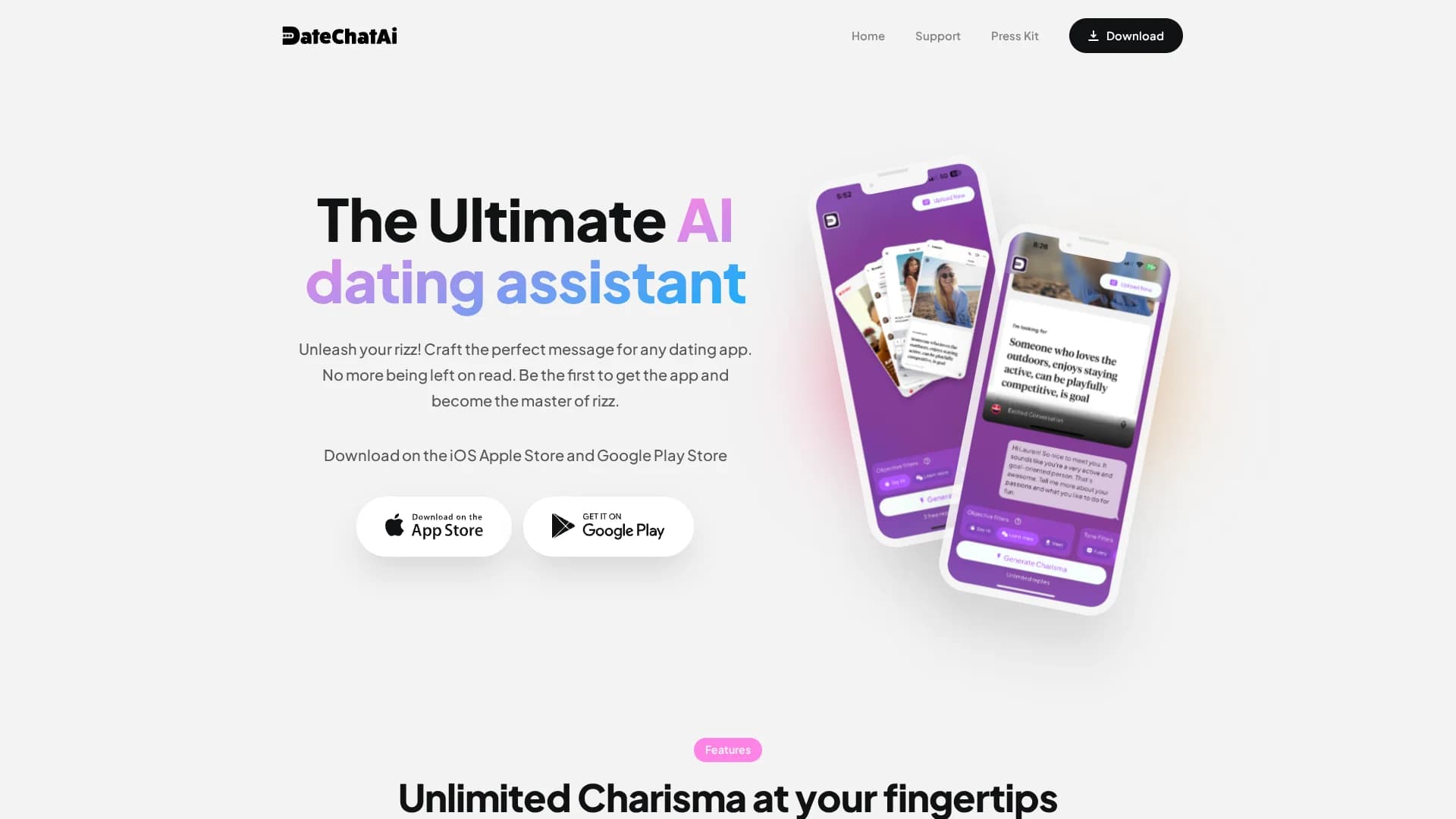datechatai homepage
