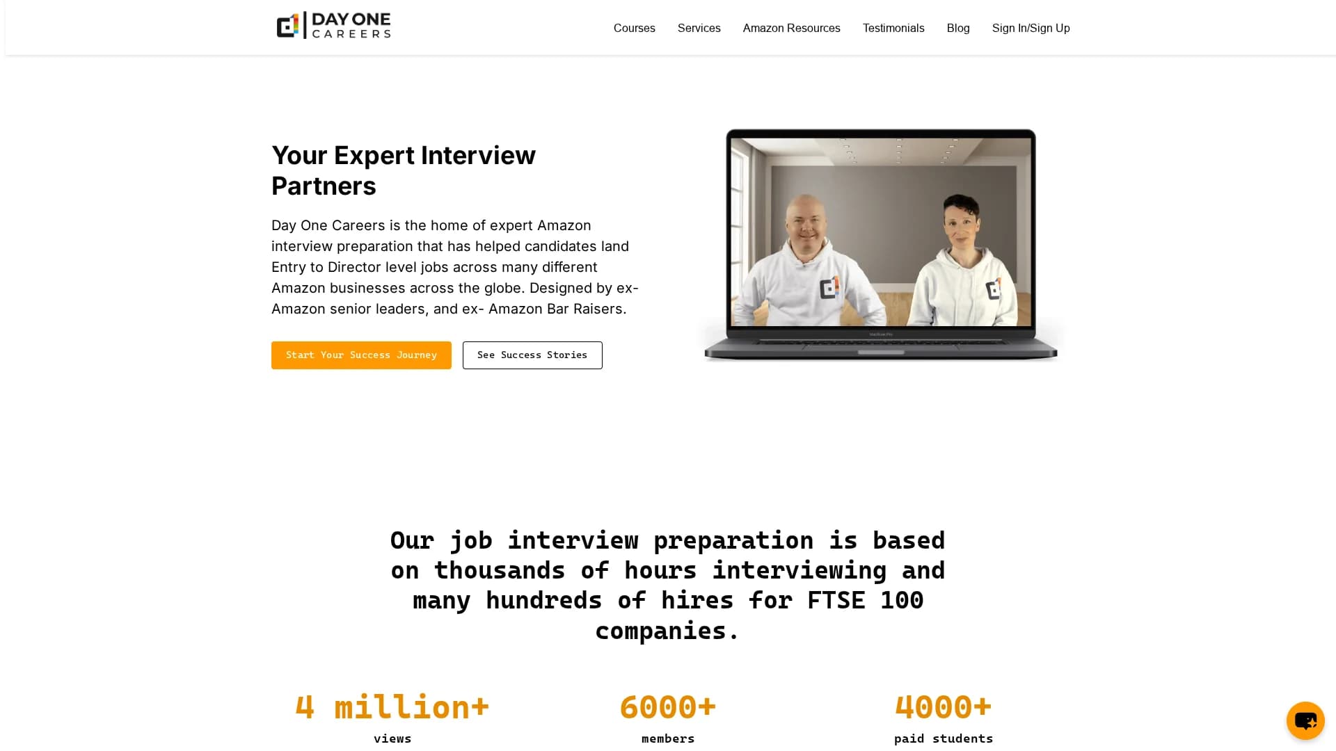 day-one-careers homepage