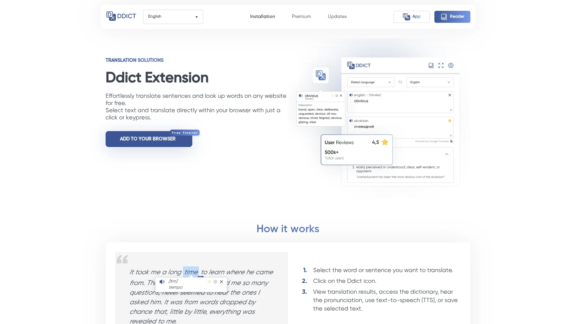 ddict homepage