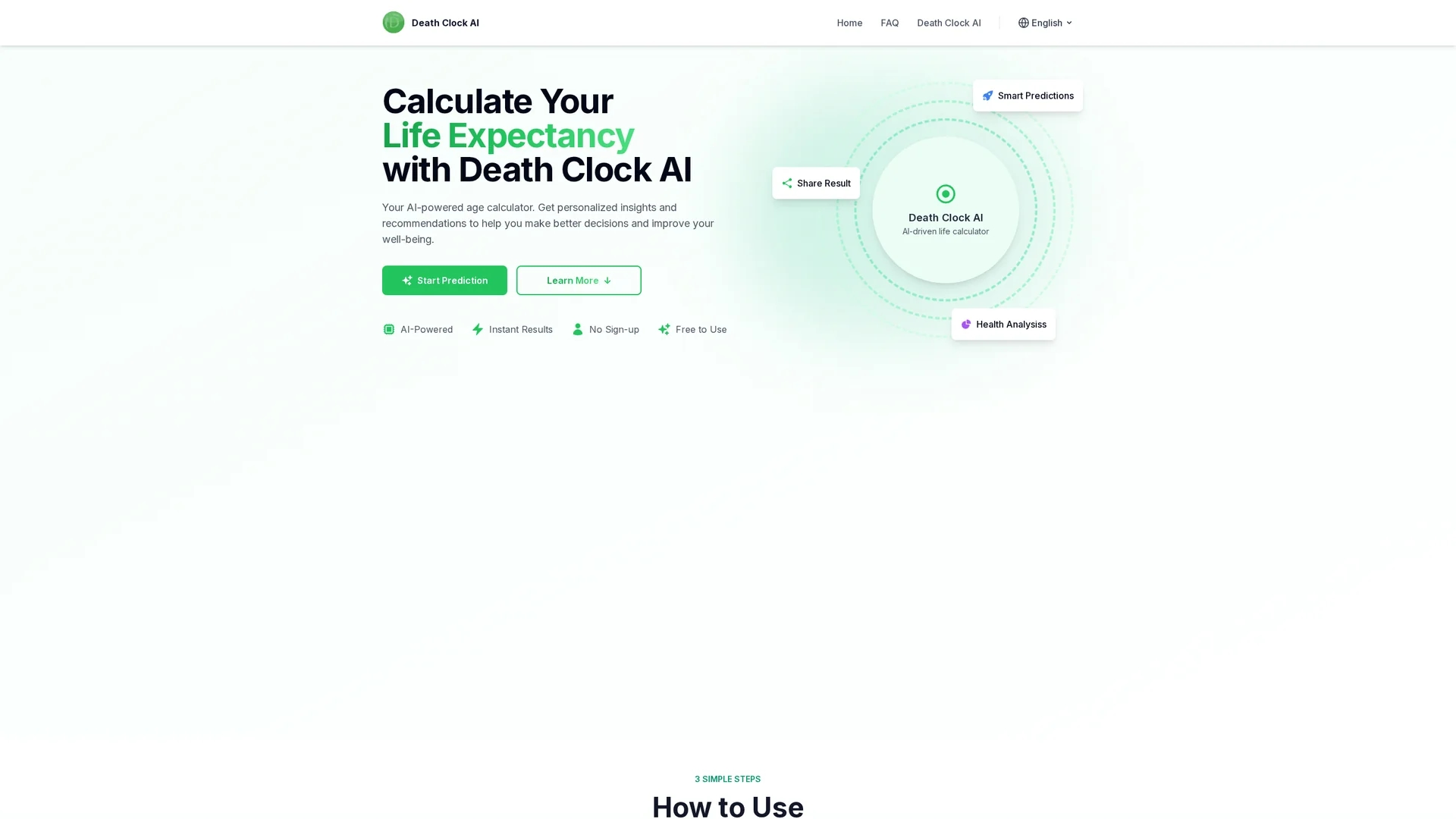 death-clock-ai homepage