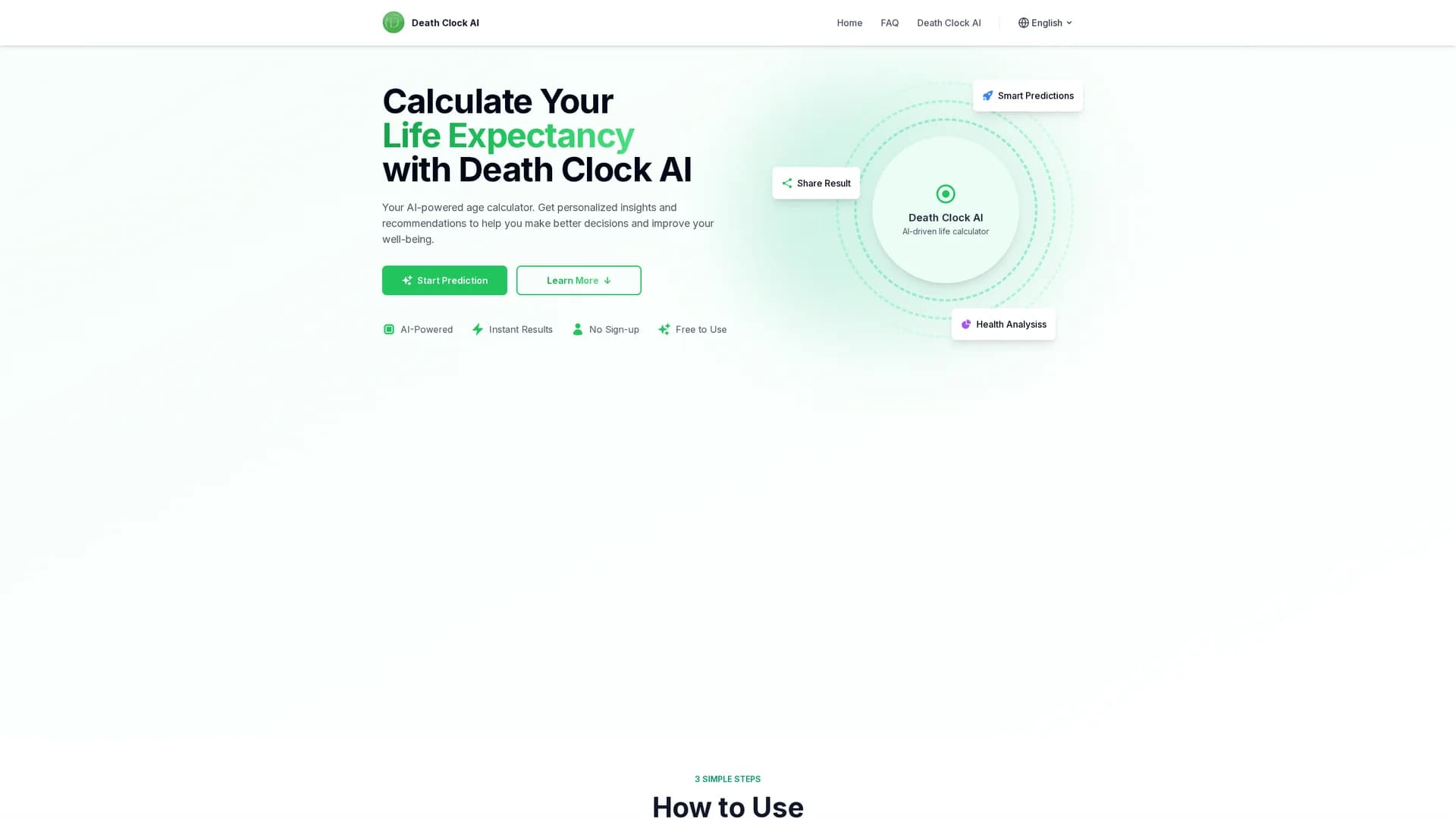 death-clock-ai homepage