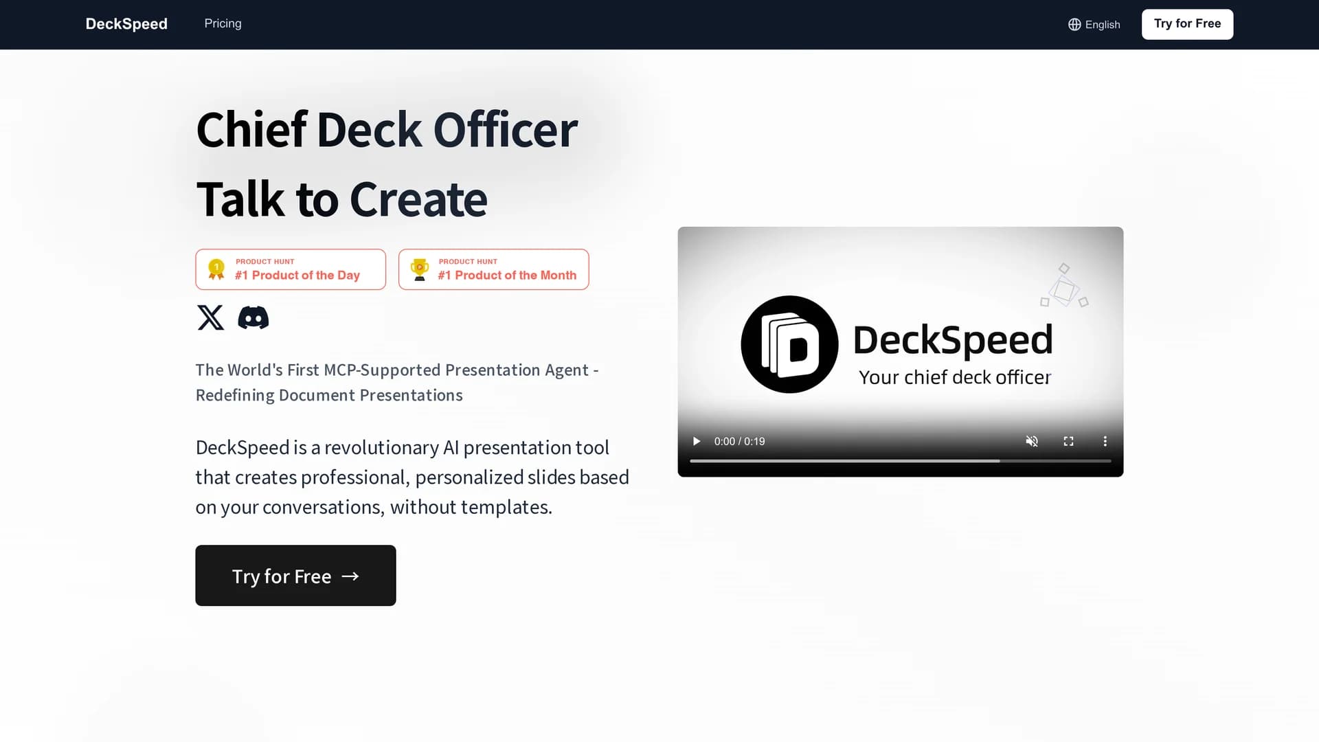 deckspeed homepage