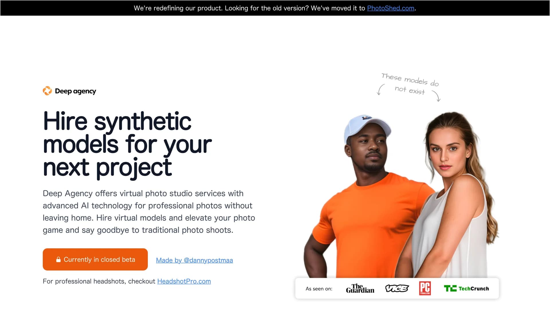 deep-agency homepage