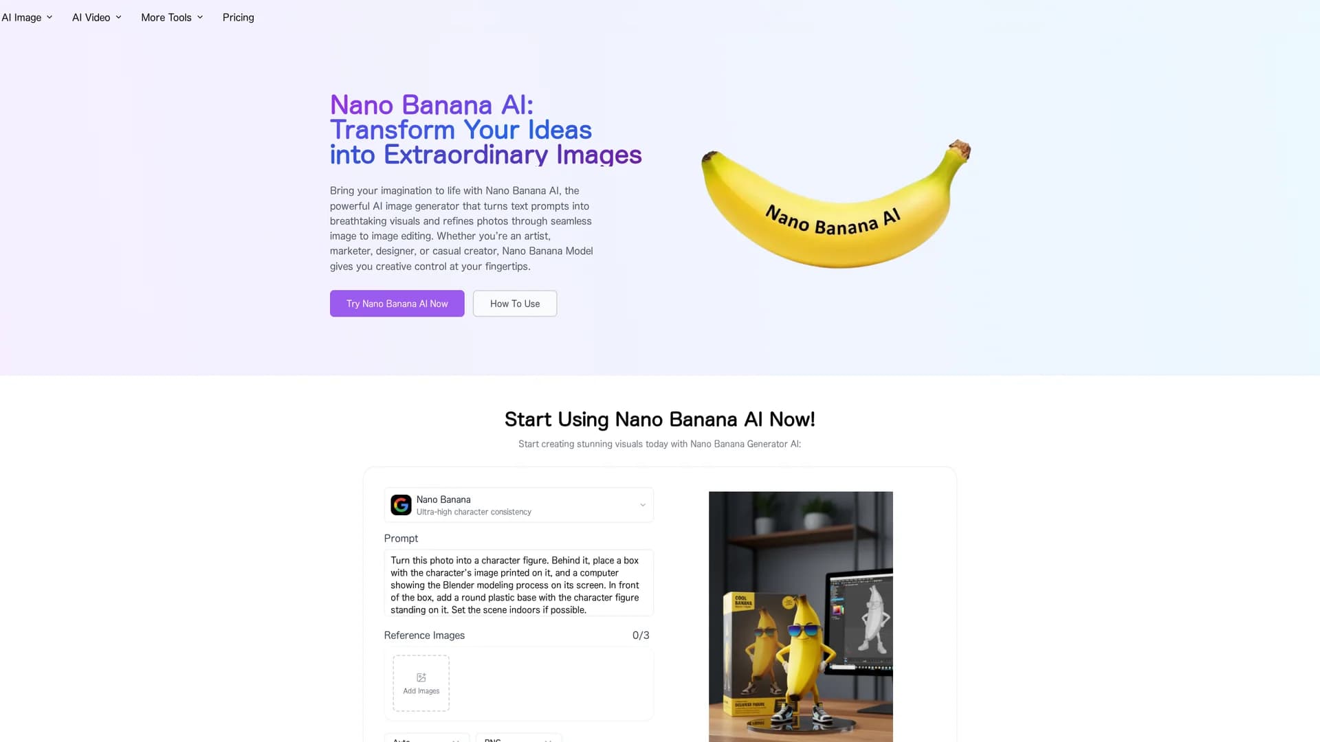 deepfake-maker-nano-banana-ai homepage