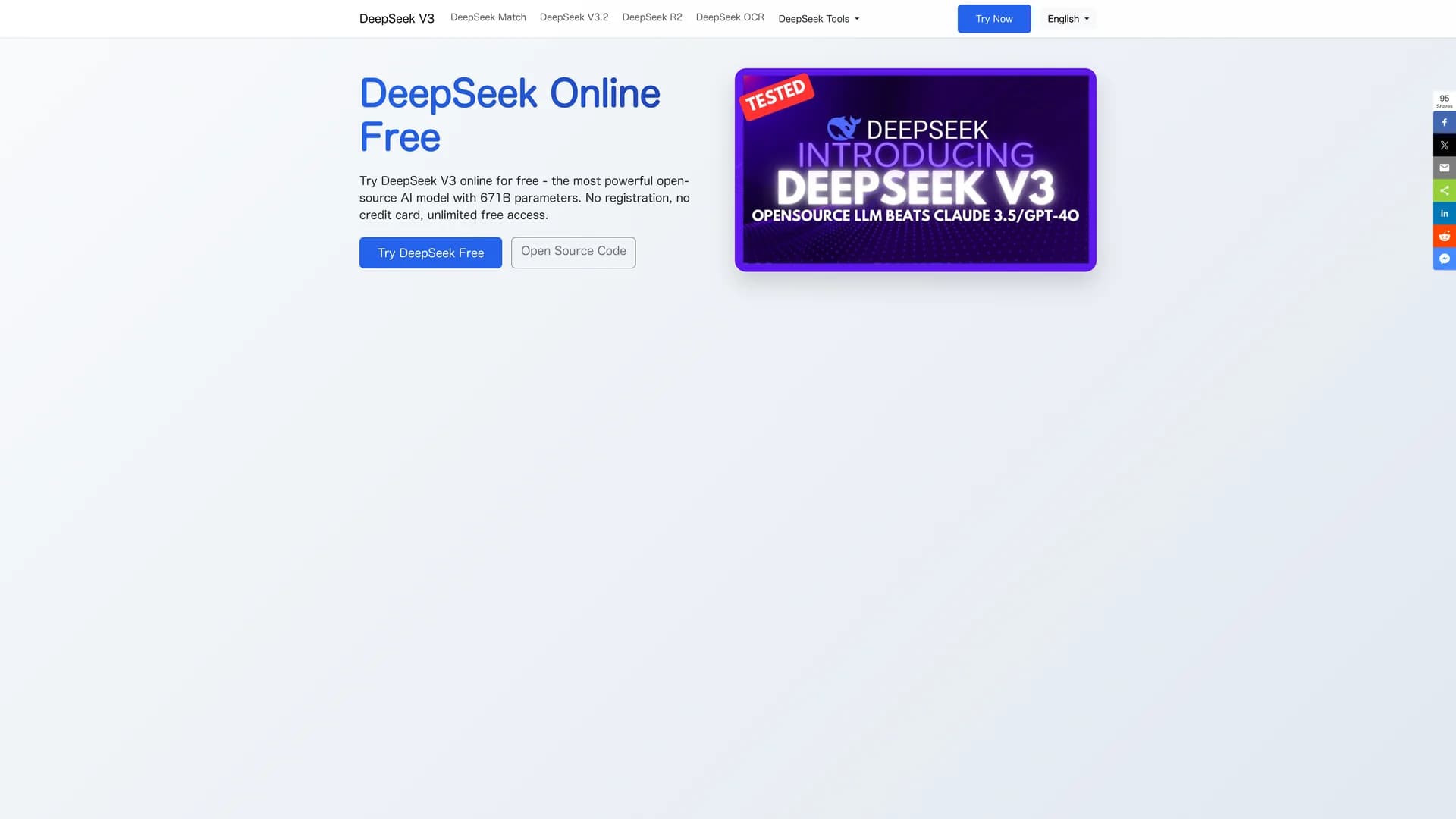 deepseek-online homepage