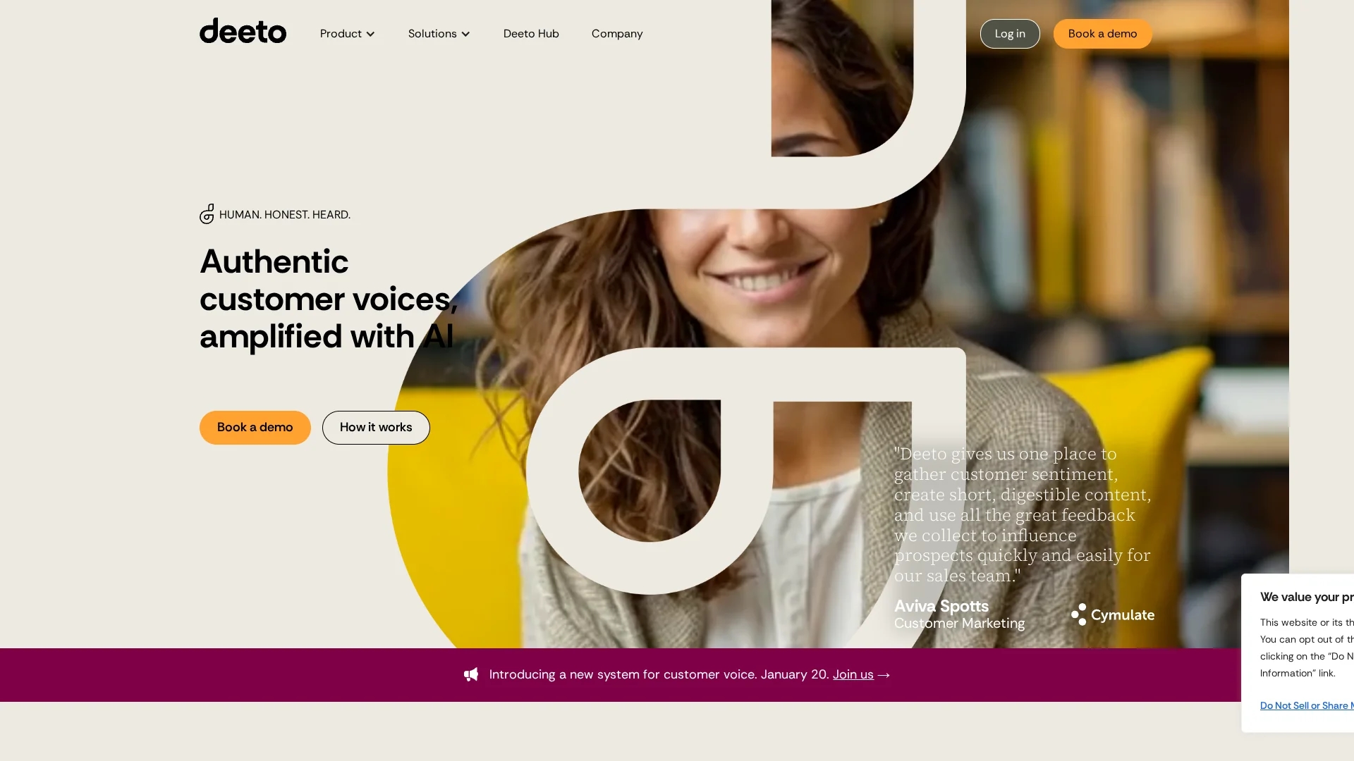 deeto homepage