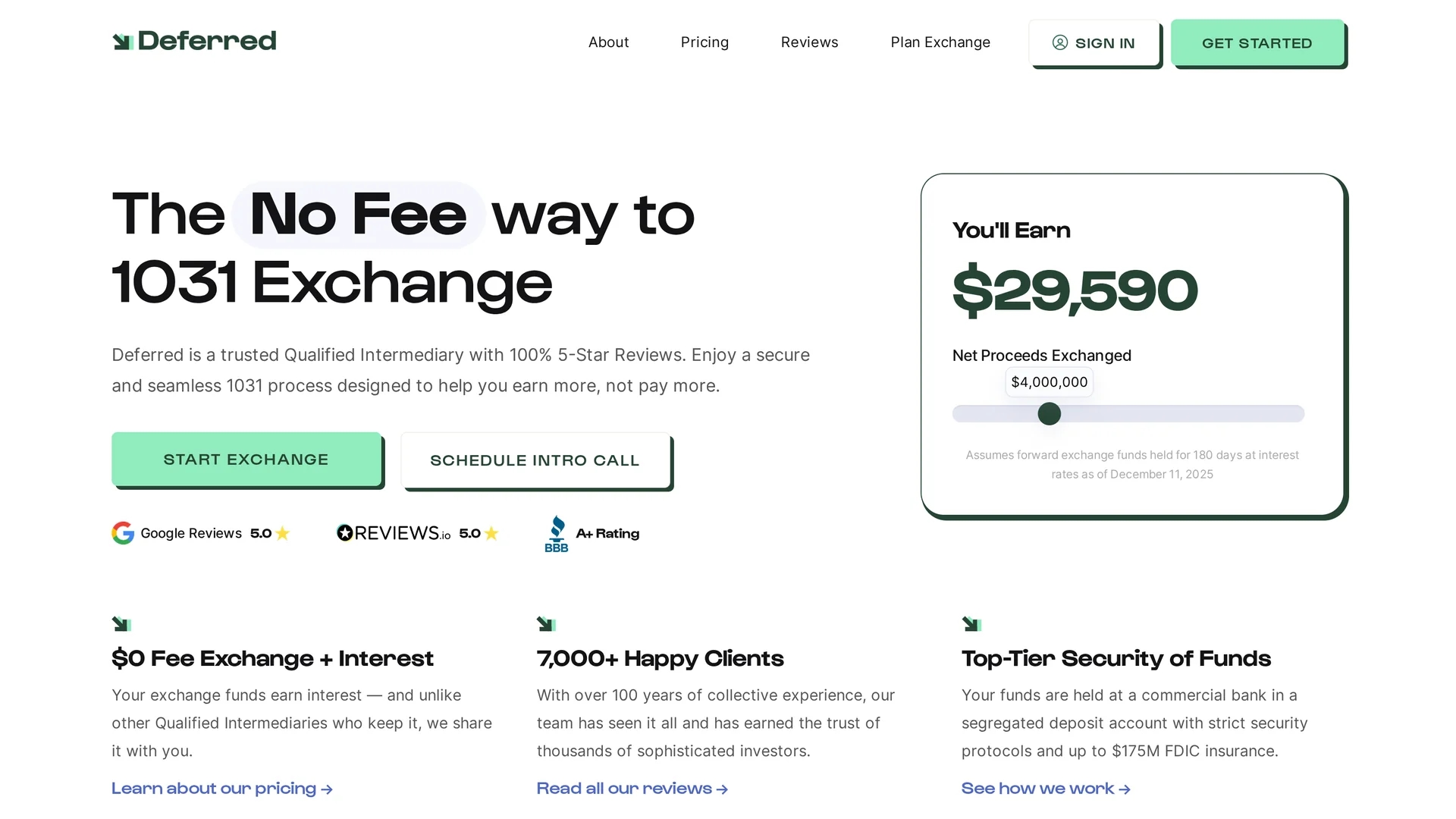 deferred homepage
