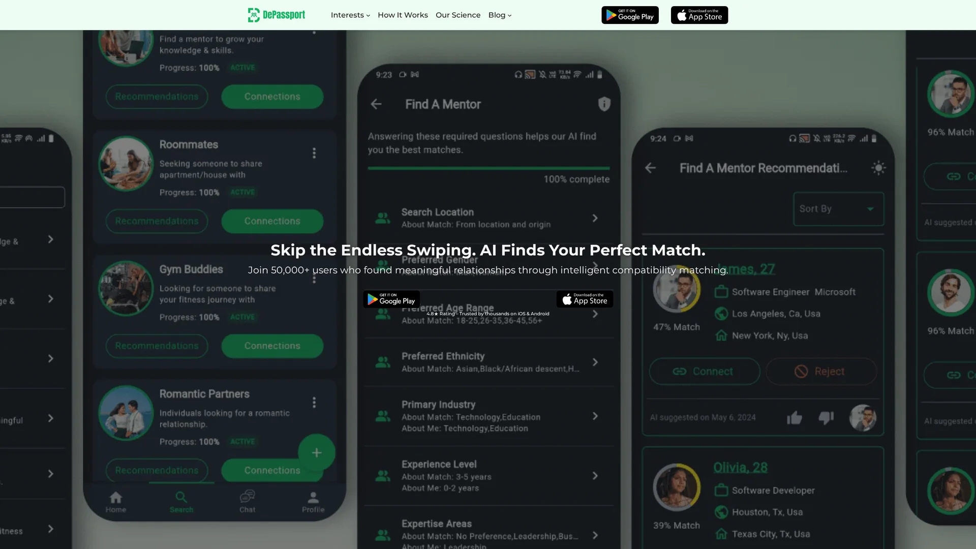 depassport homepage