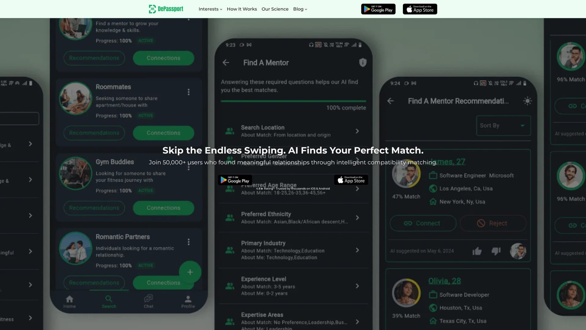 depassport homepage