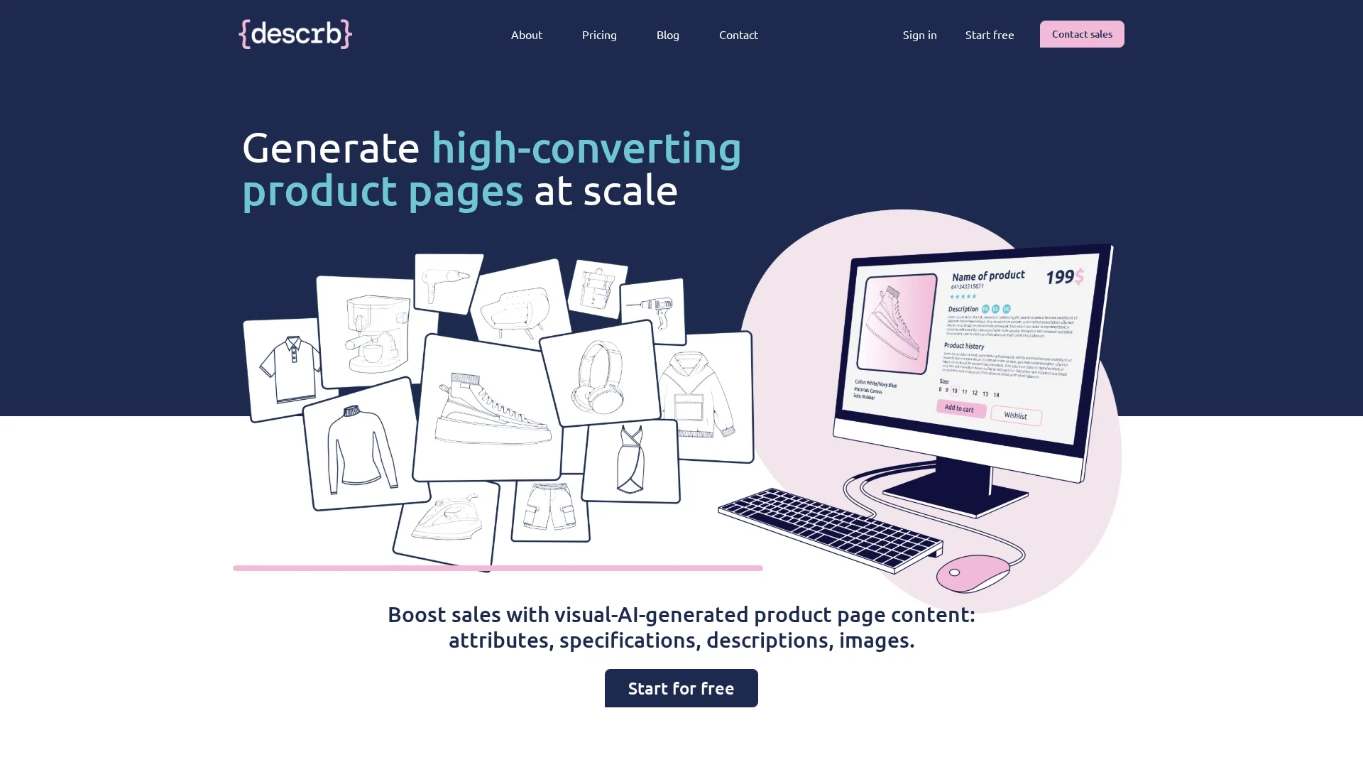 descrb homepage