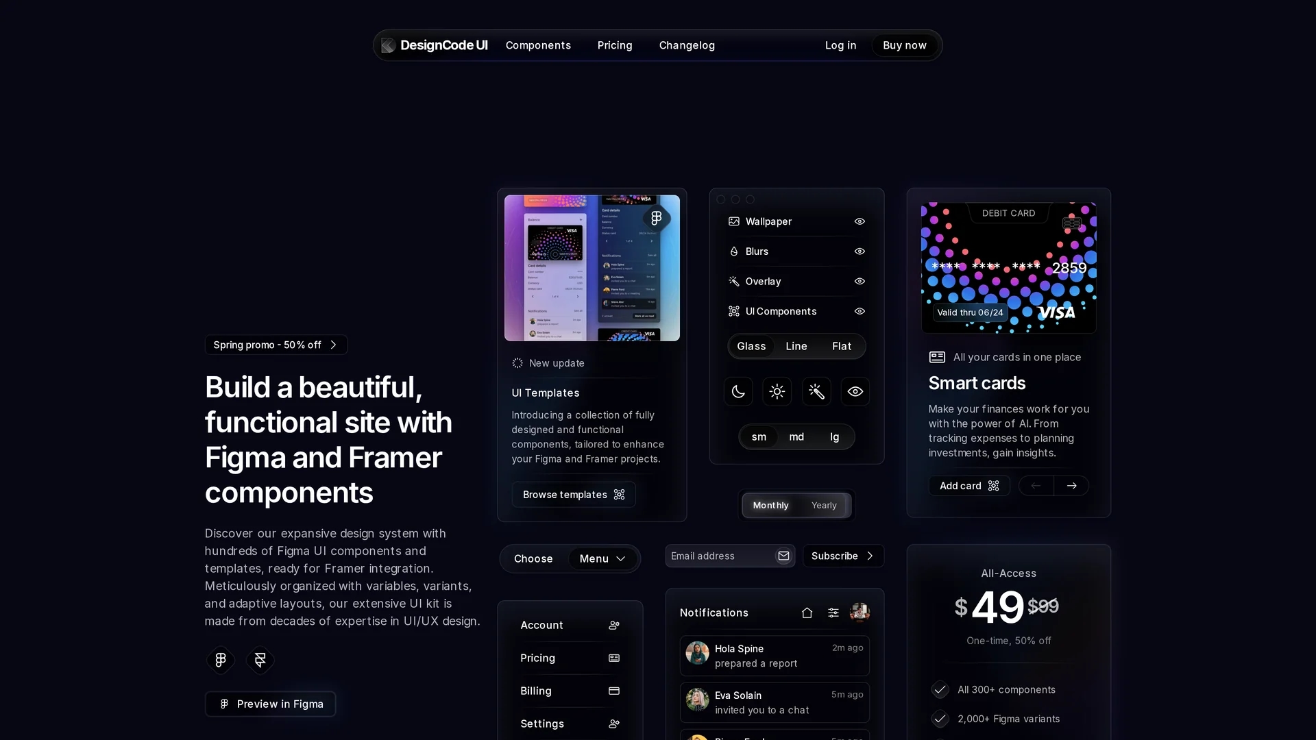designcode-ui homepage
