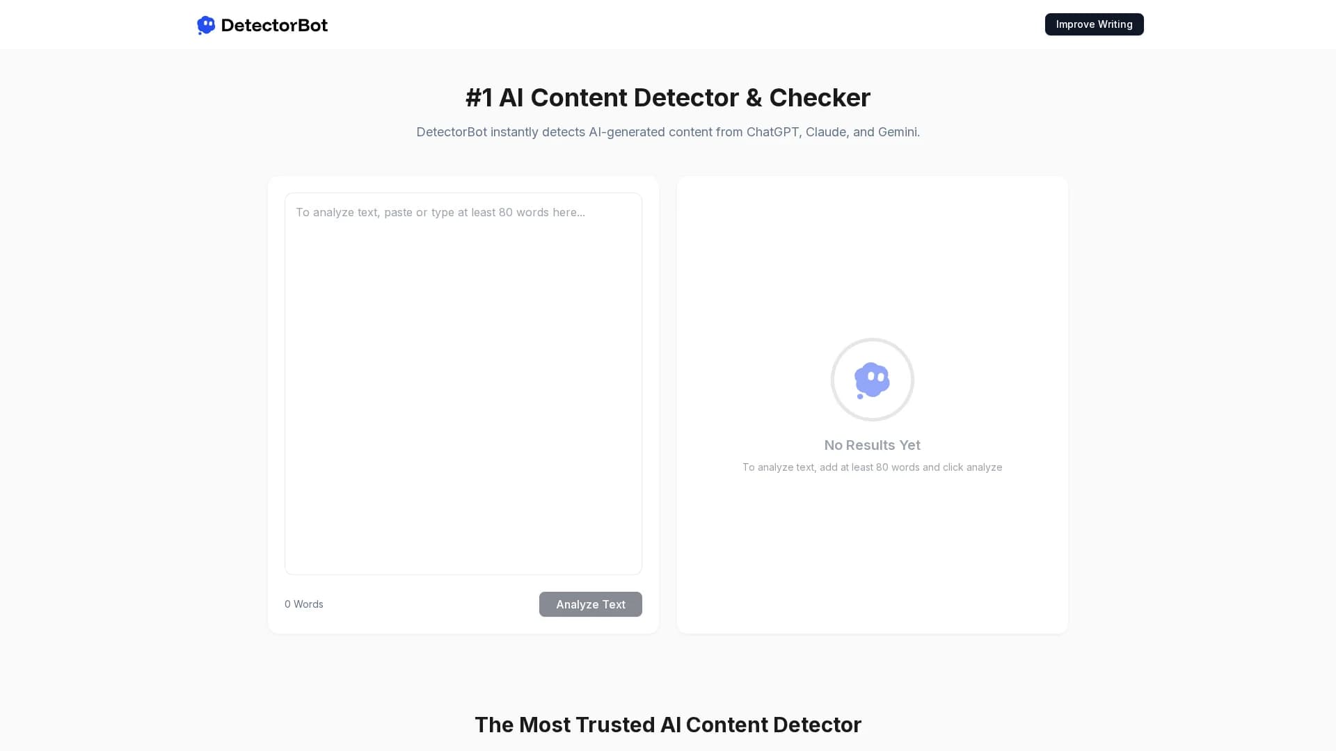 detectorbot homepage