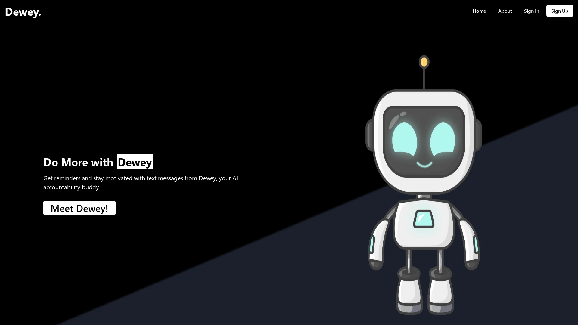 dewey-beta homepage