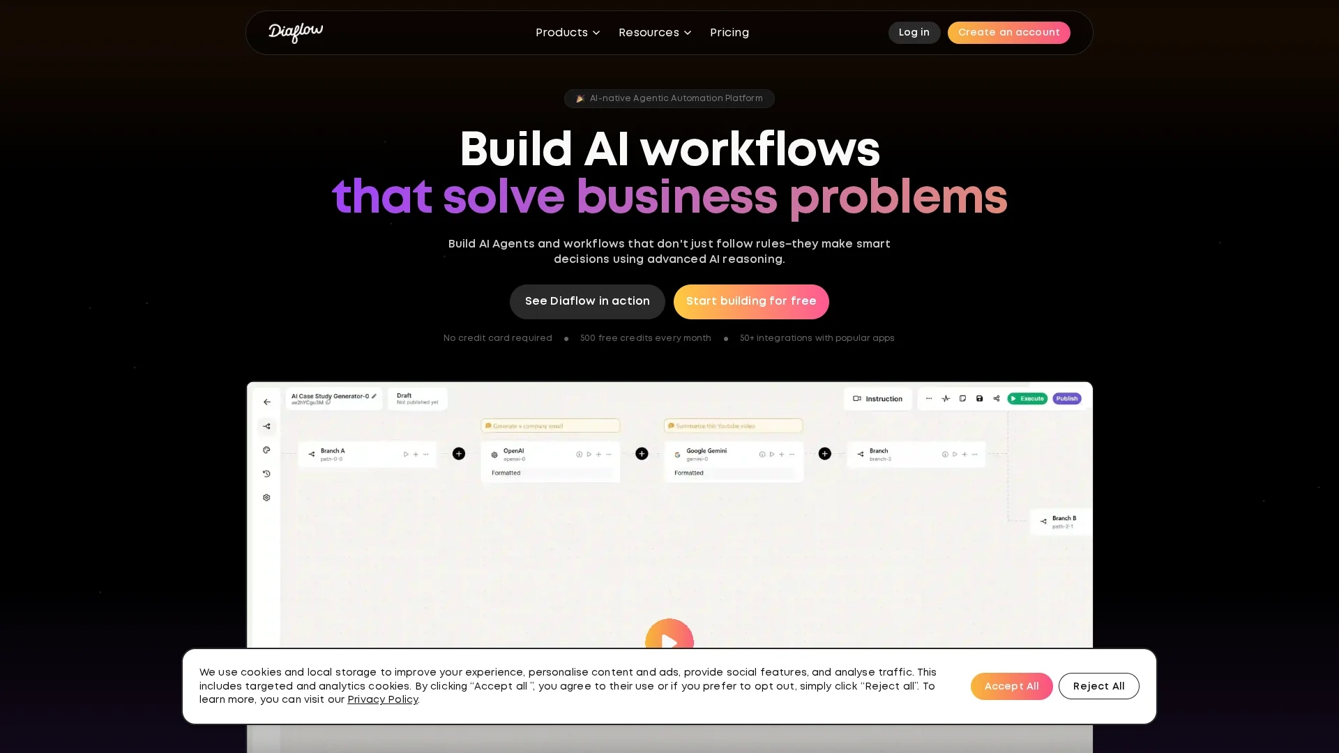 diaflow homepage
