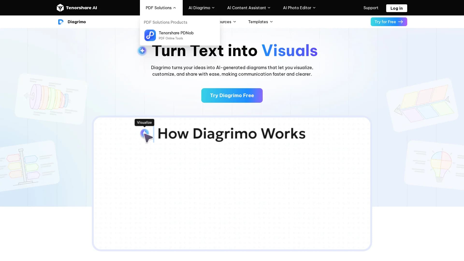diagrimo homepage