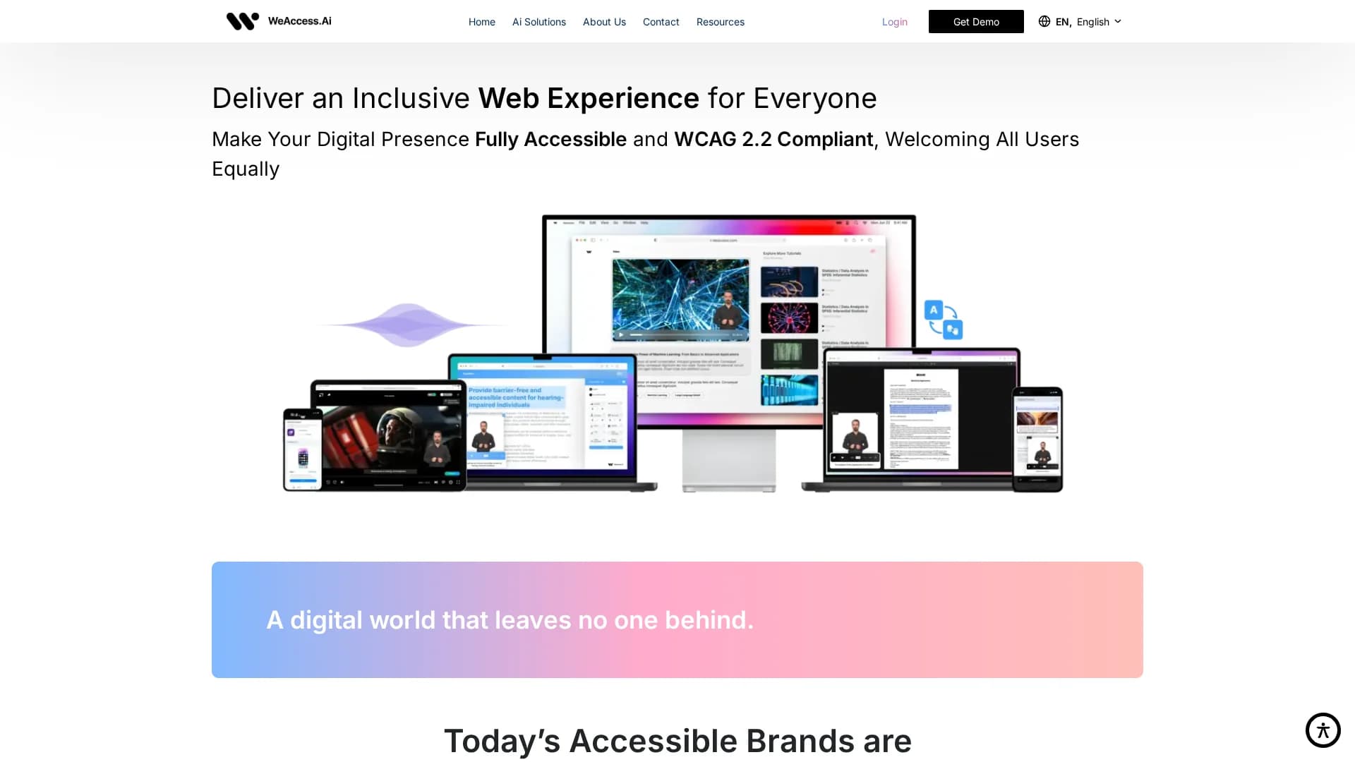 digital-accessibility-solutions homepage