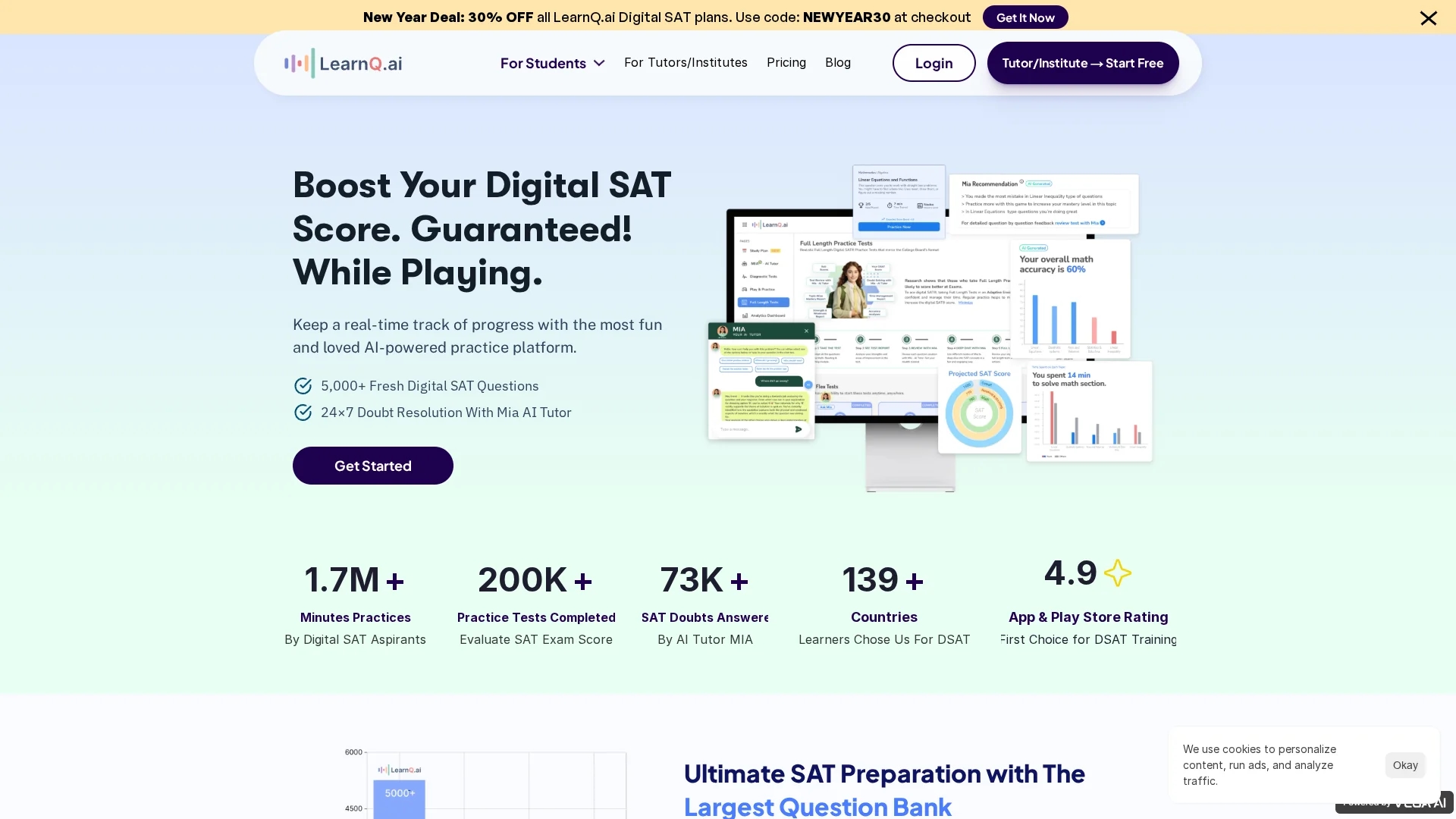 digital-sat-practice-tool homepage