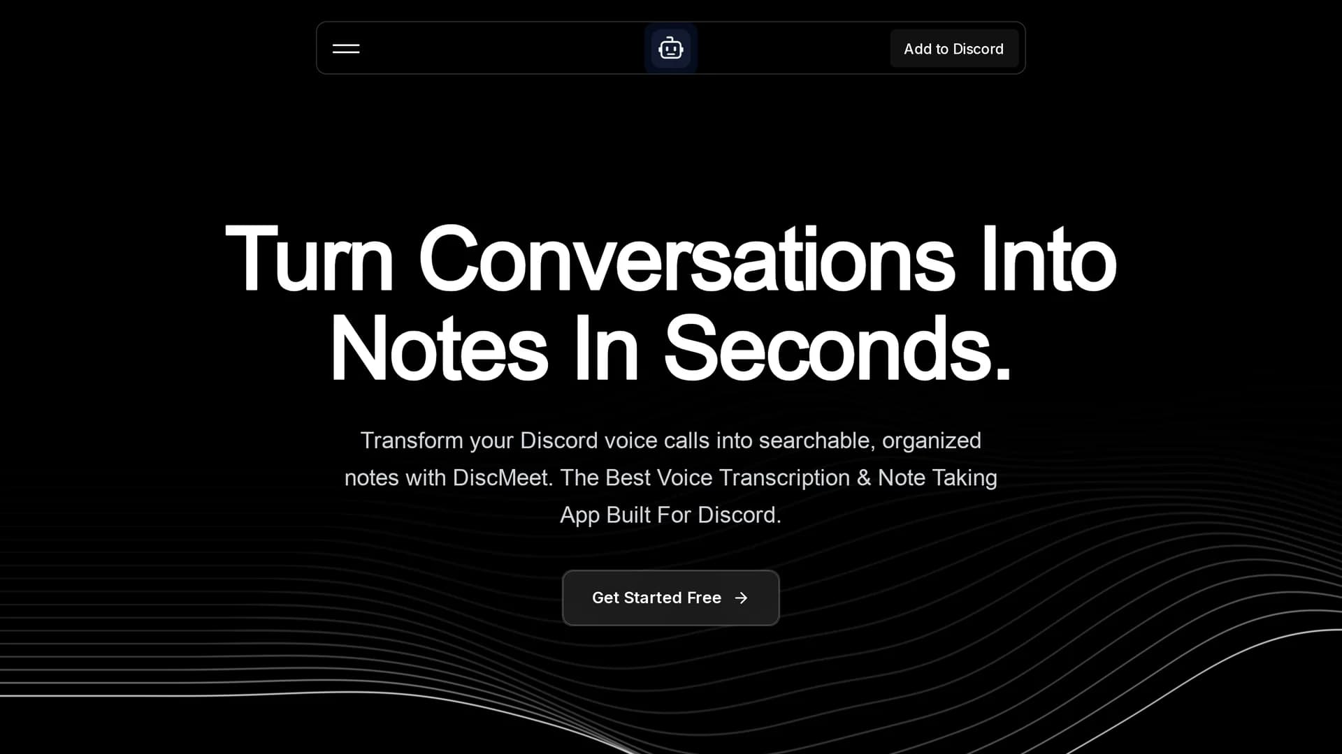 discmeet homepage