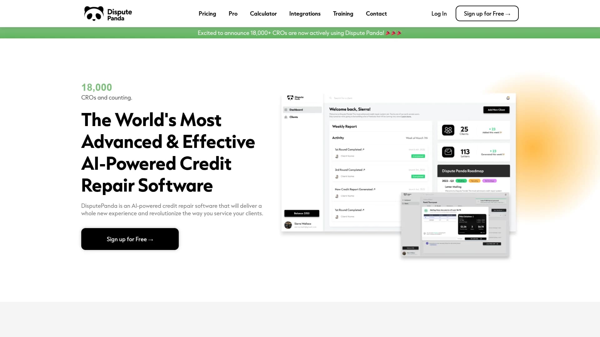 dispute-panda homepage
