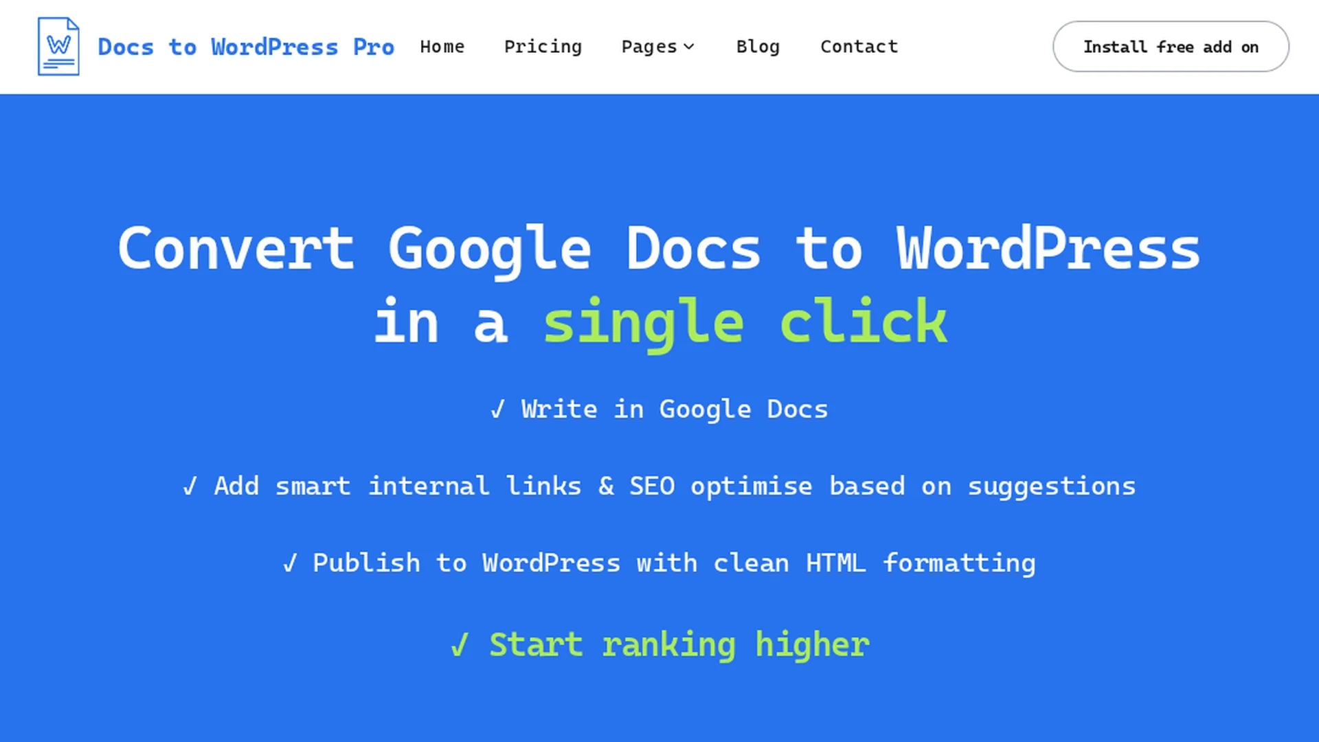 docs-to-wp-pro homepage