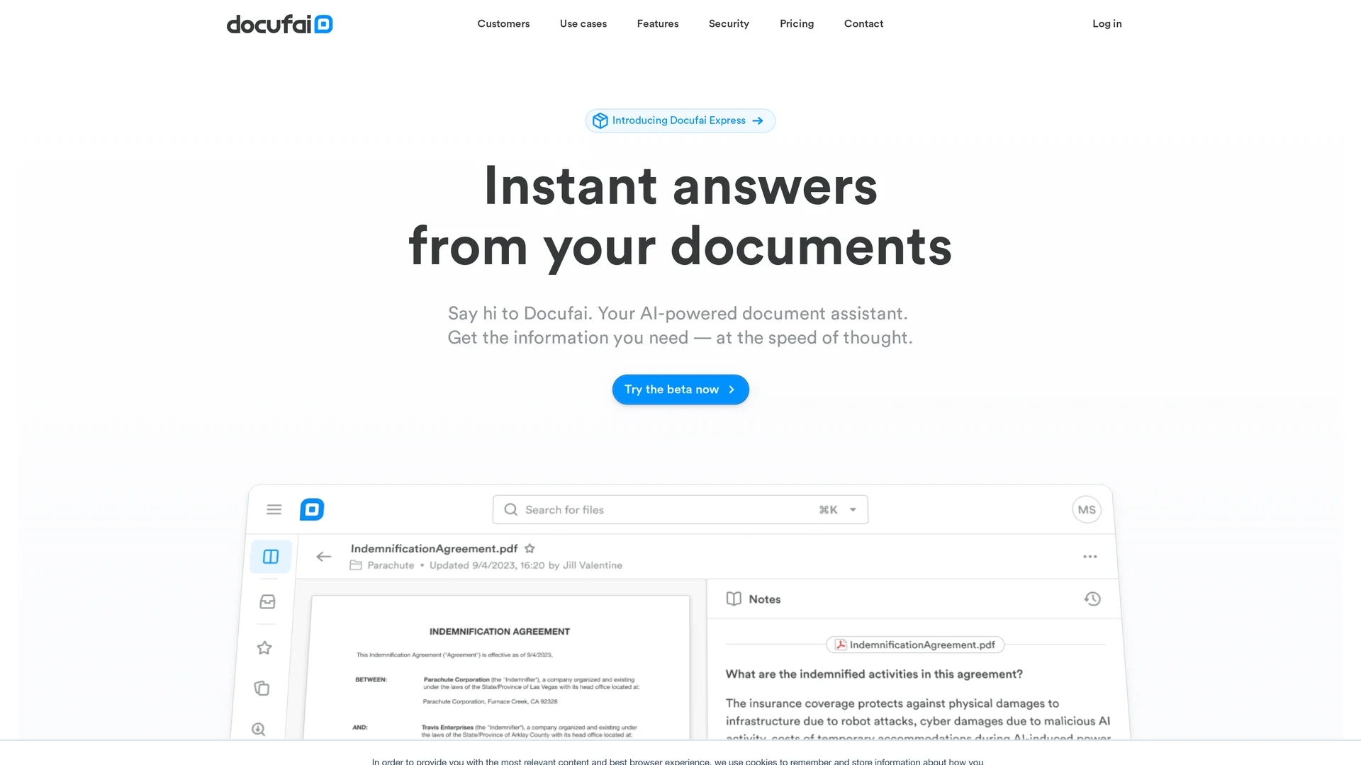 docufai homepage
