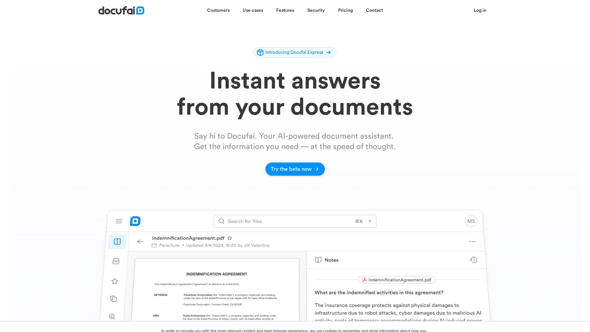 docufai homepage