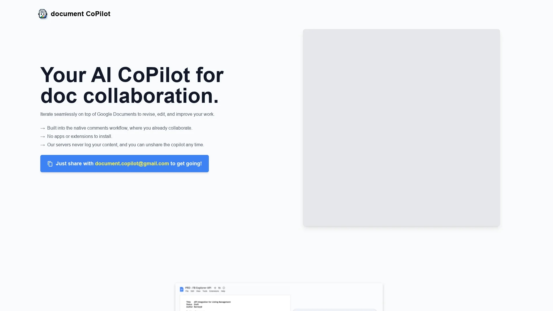 document-copilot homepage