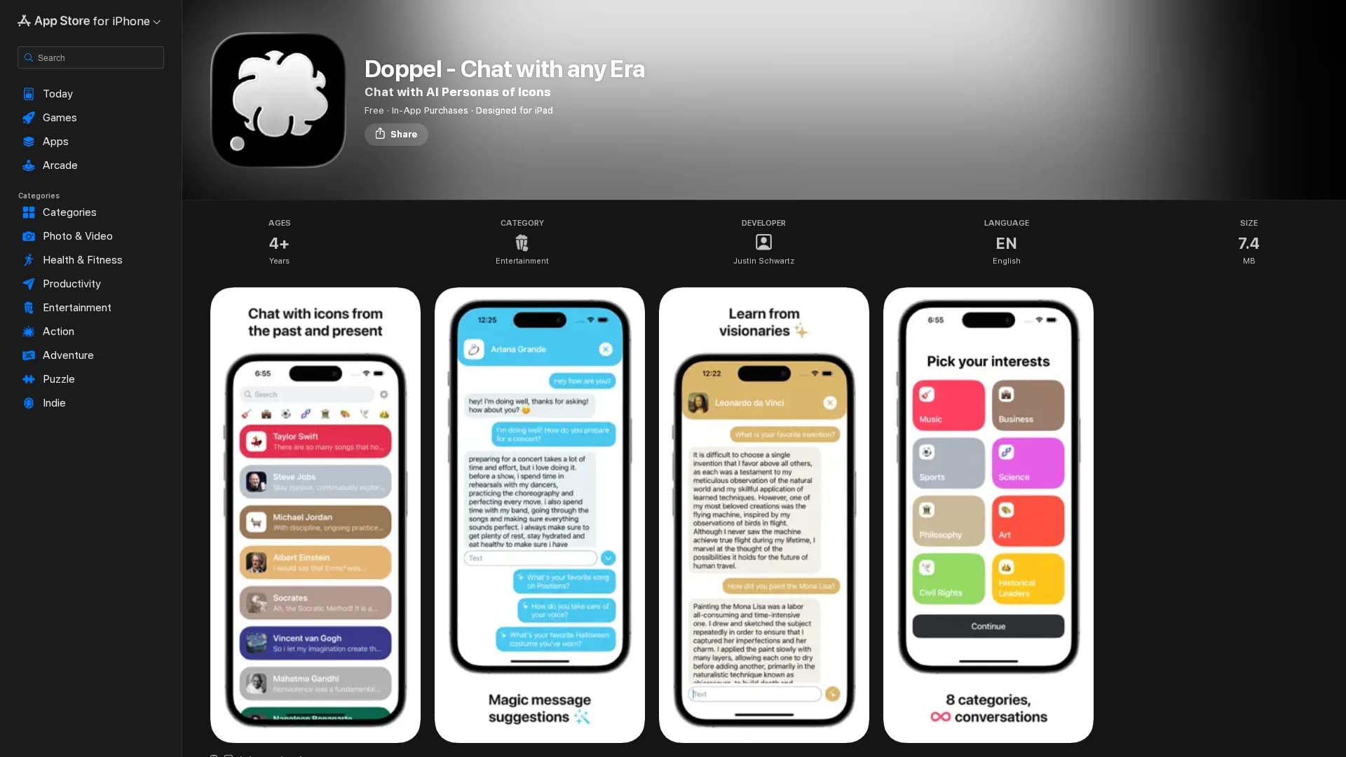 doppel homepage