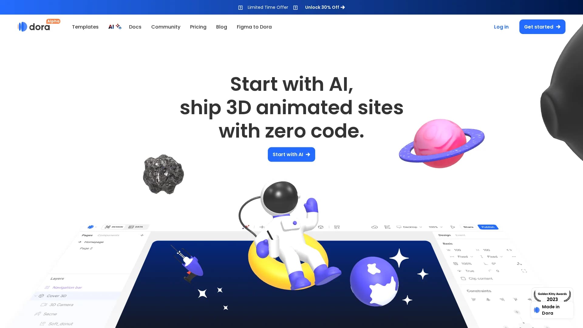 dora homepage