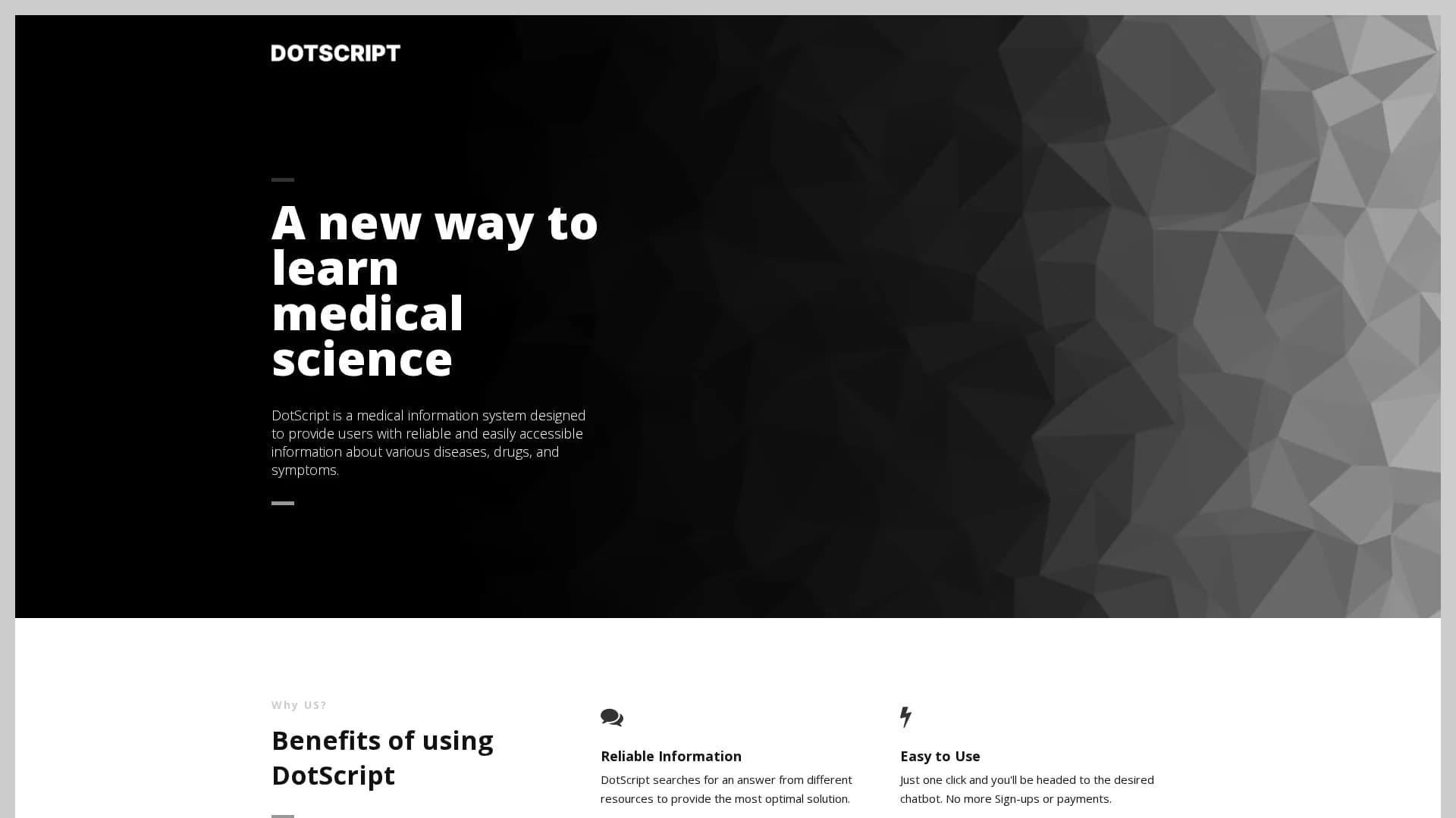 dotscript homepage