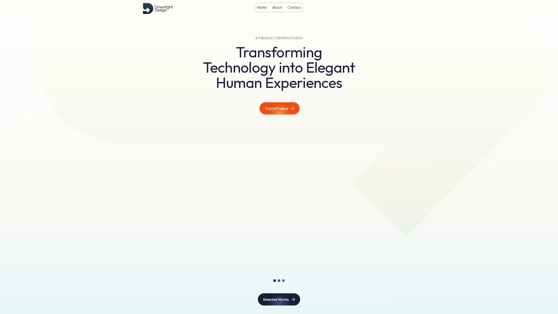down-right-design homepage