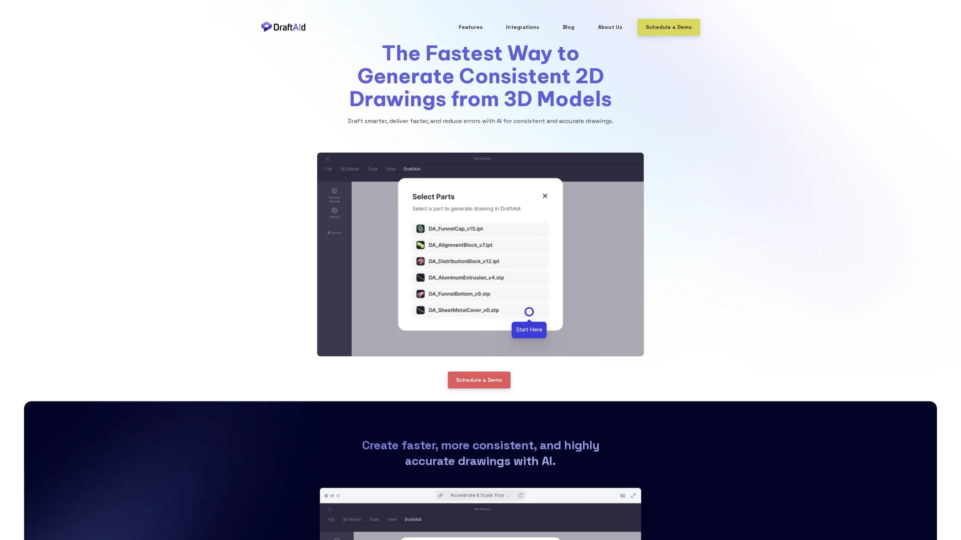 draftaid homepage