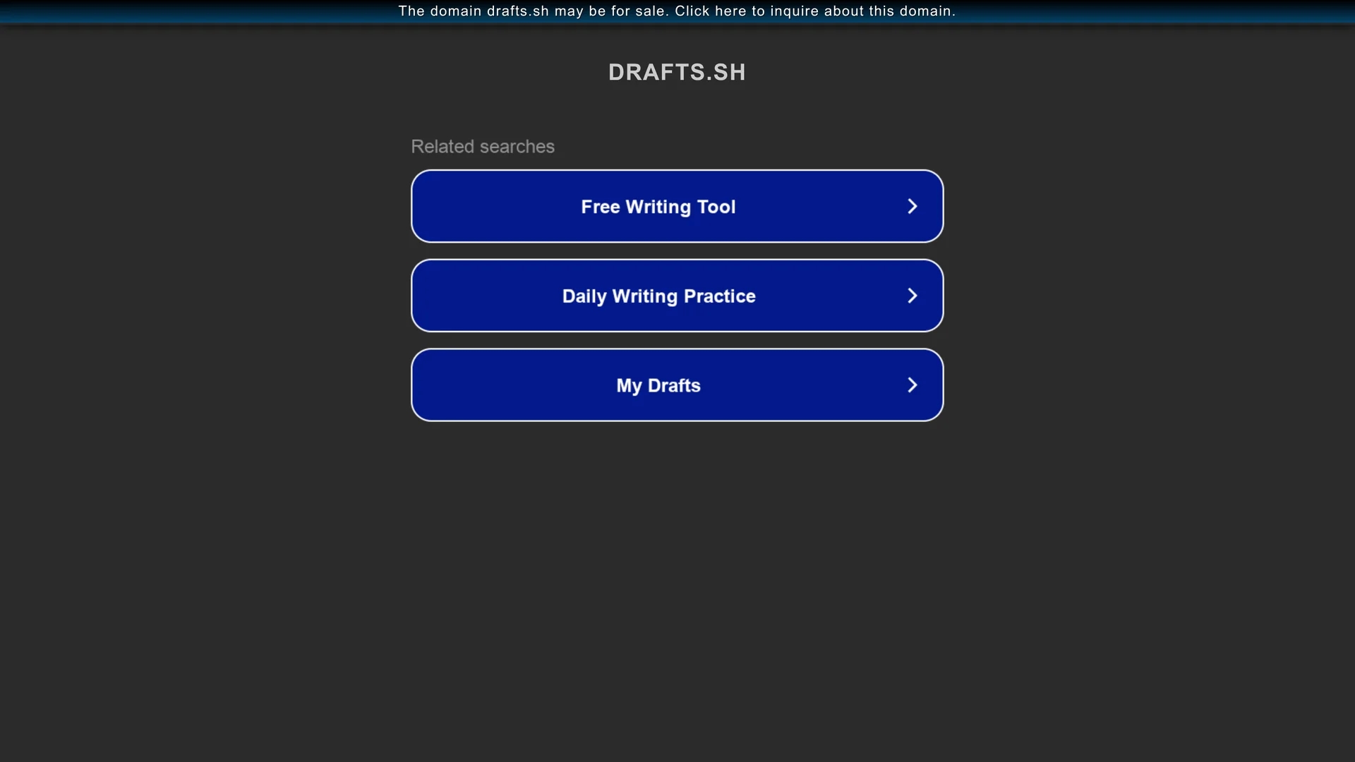 drafts-ai homepage