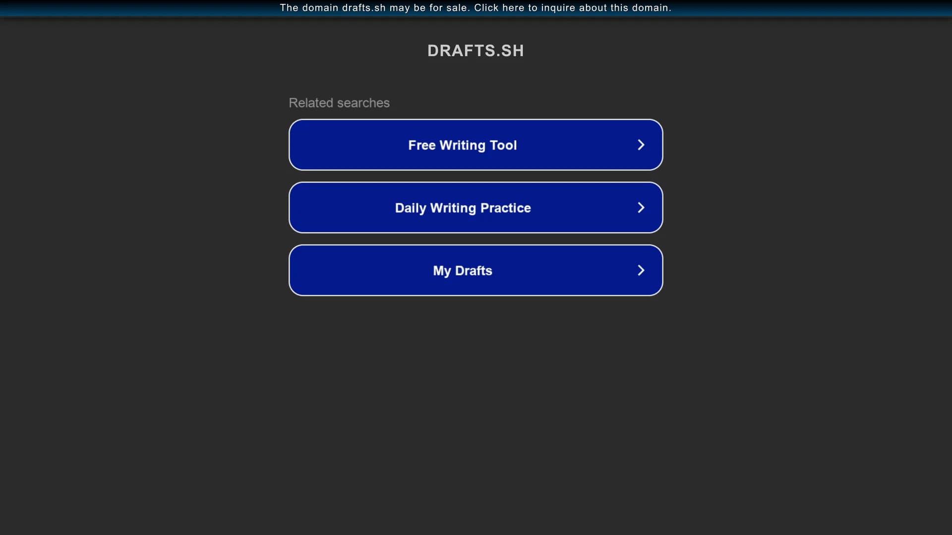 drafts-ai homepage