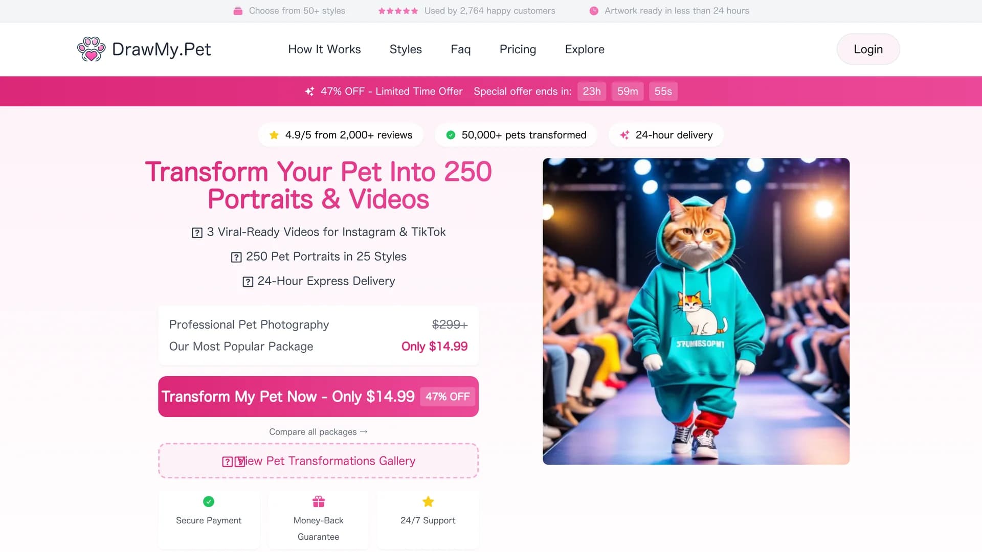 drawmy-pet homepage